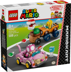 مجموعه ساختنی تعقیب تقویت گیاه پیرانا Mario Kart لگو LEGO سوپر ماریو مدل 72044، ۵۸۸ قطعه، حداقل سن ۸ سال