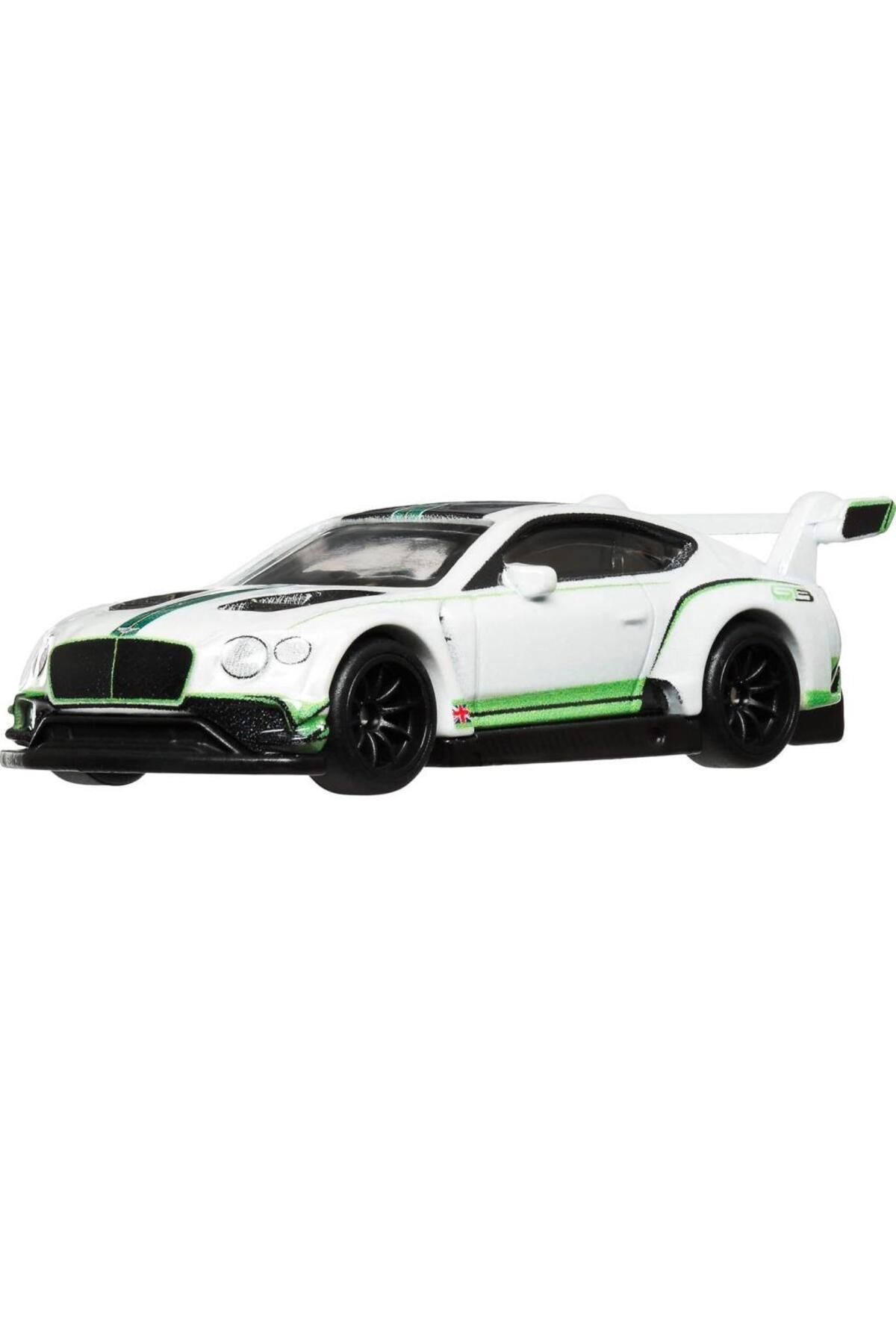 ماشین اسباب بازی PREMIUM CAR CULTURE 2018 BENTLEY CONTINENTAL GT3 HRV93 هات ویلز اورجینال HOT WHEELS