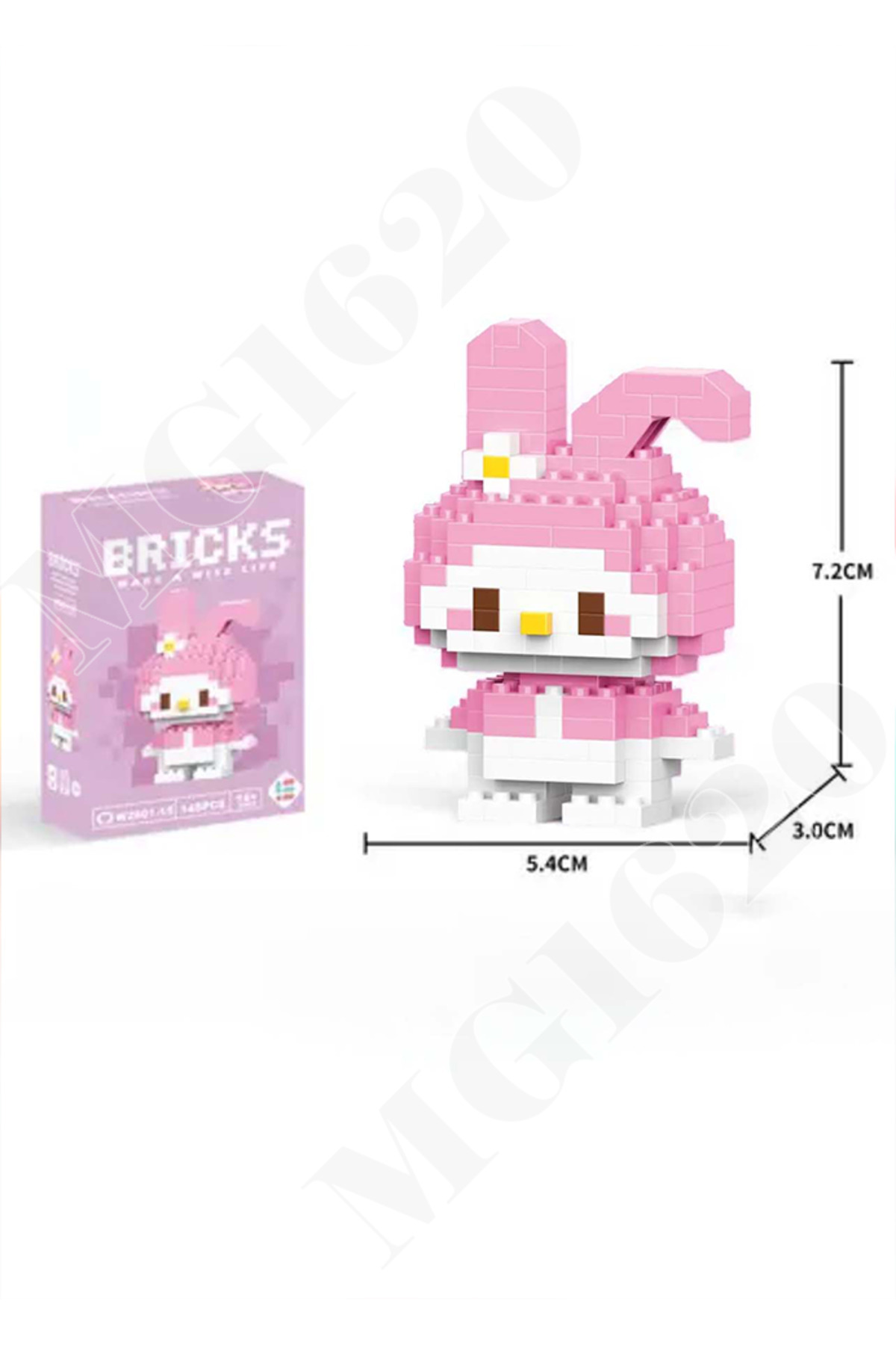 پازل سه بعدی HELLO KITTY MY MELODY PUZZLE 3D MINI LEGO Genel Markalar
