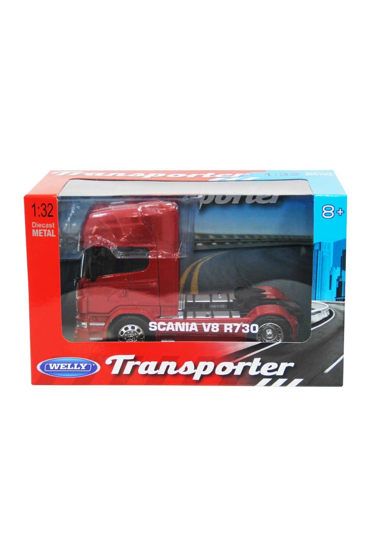مدل خودرو 1 32 SCANIA V8 R730 TOPLINE اورجینال WELLY