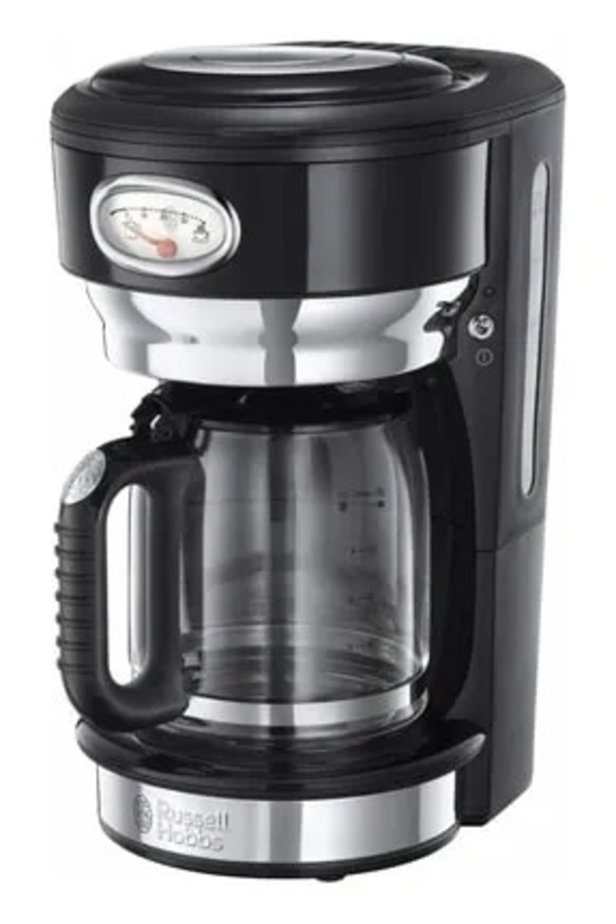 قهوه ساز فیلتری دستگاه شیشه ای مشکی کلاسیک رترو اورجینال Russell Hobbs