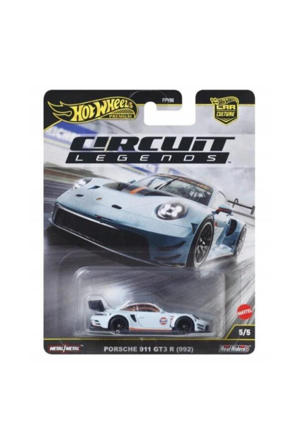 مدل خودرو PREMIUM CIRCUIT LEGENDS PORSCHE 911 GT3 R 992 FPY86 JBK65 اورجینال HOT WHEELS