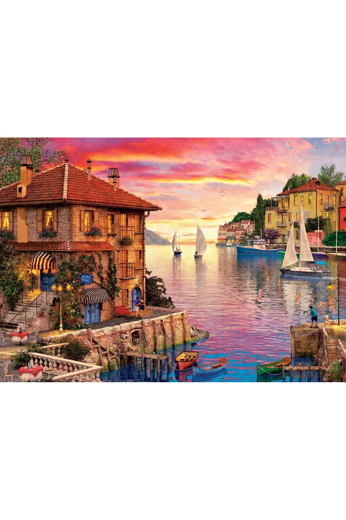 پازل بندر مدیترانه‌ای، ۱۵۰۰ تکه، آرت پازل Art Puzzle