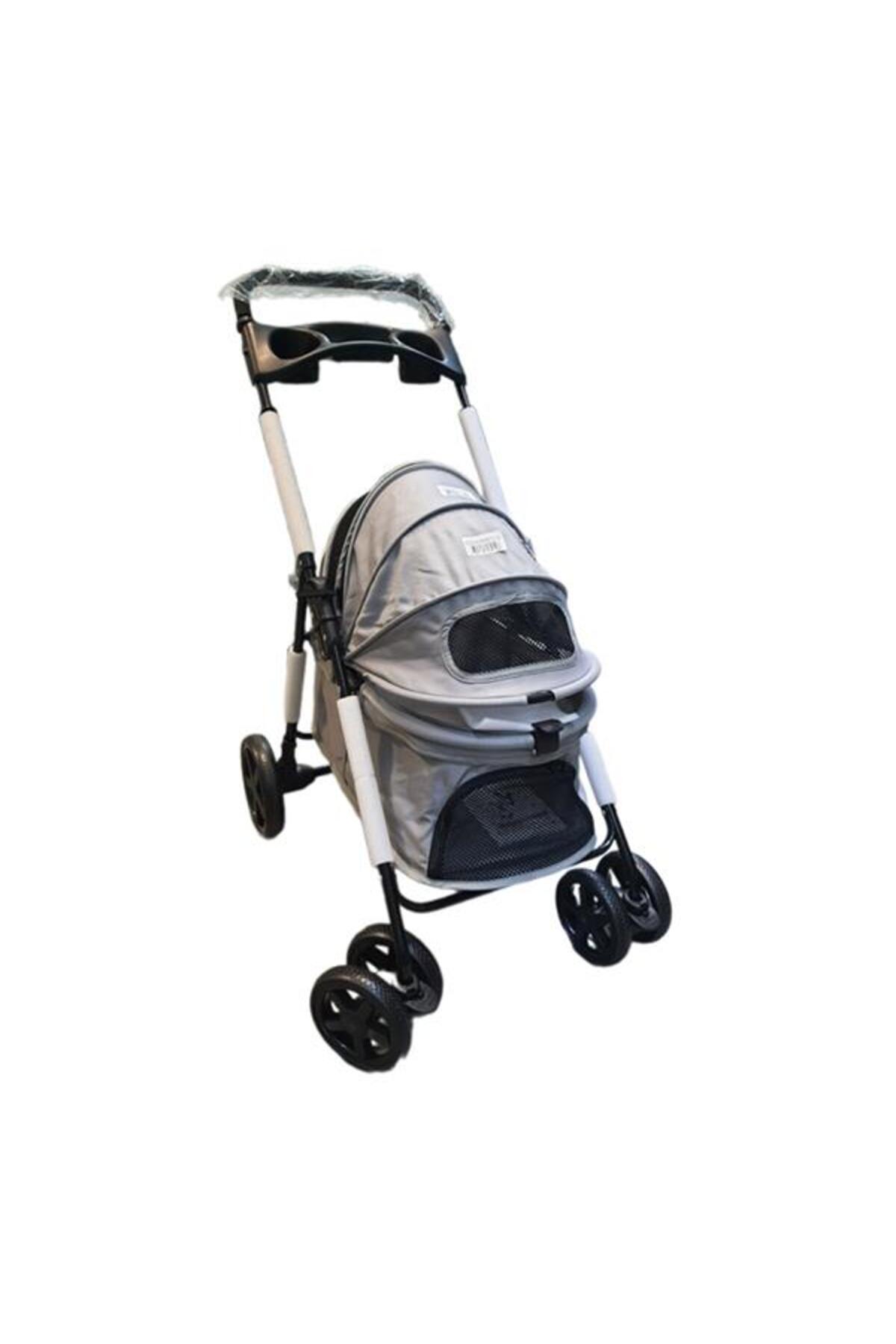 کالسکه سگ و گربه تامی Tommy SP01، خاکستری، ۷۴×۴۶×۹۷ سانتی‌متر 15kg