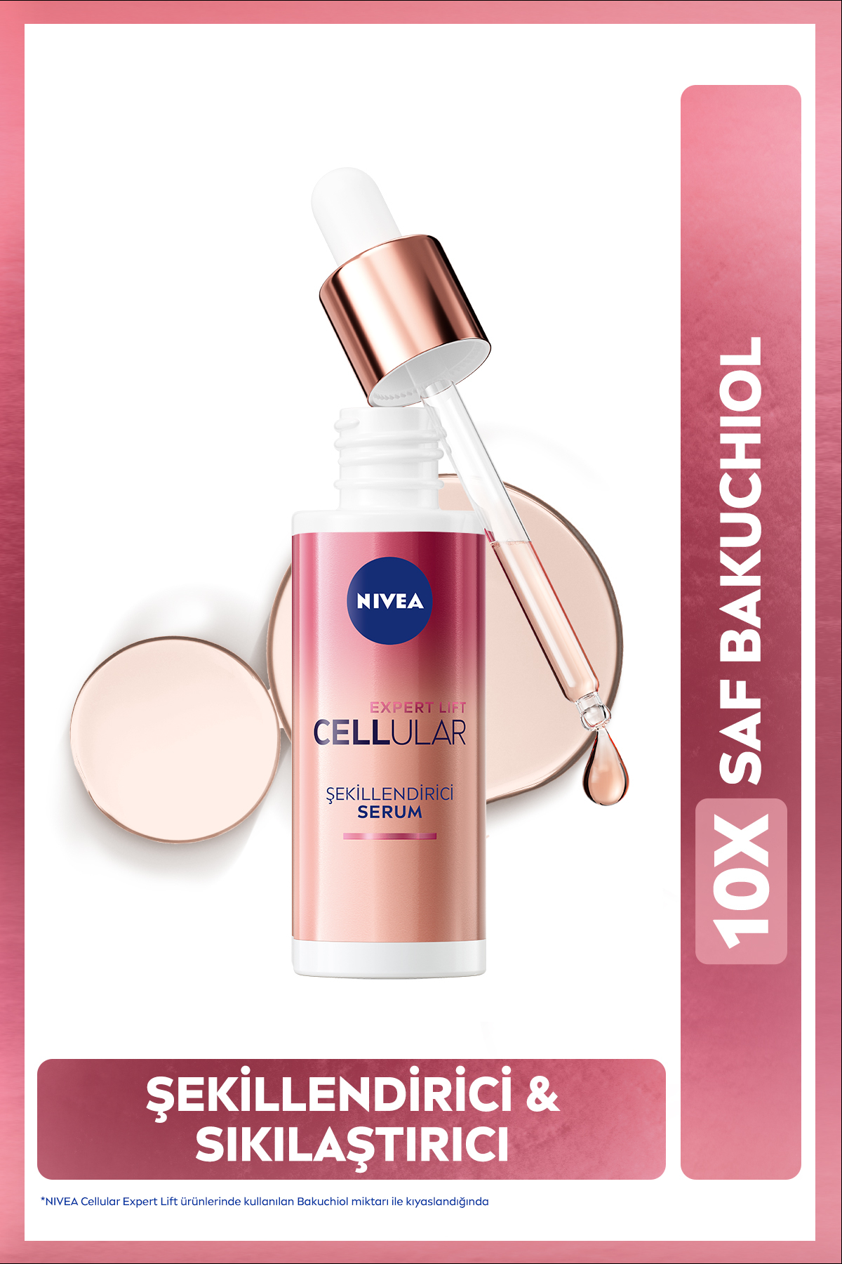 NIVEA سرم طبیعی جایگزین رتینول حاوی بیوتینول خالص 30 میلی لیتر