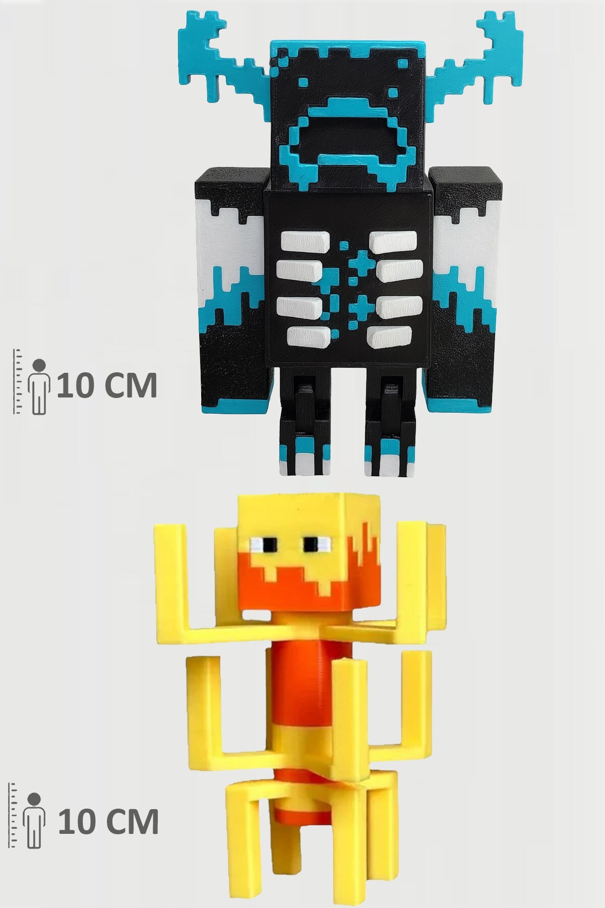 اسباب بازی های فیگور دیگر MINECRAFT WARDEN و BLAZE SET MOVABLE JOINTED FIGUR FigürDizayn