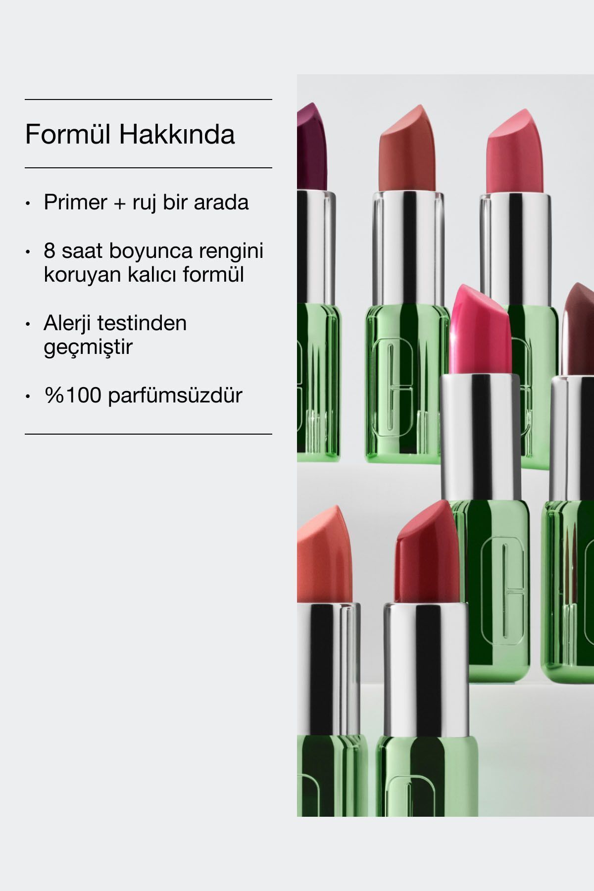 رژ لب POP LONGWEAR ™ دائمی در تمام طول روز رنگ: BEIGE 3.9G | ساتن پایان Clinique
