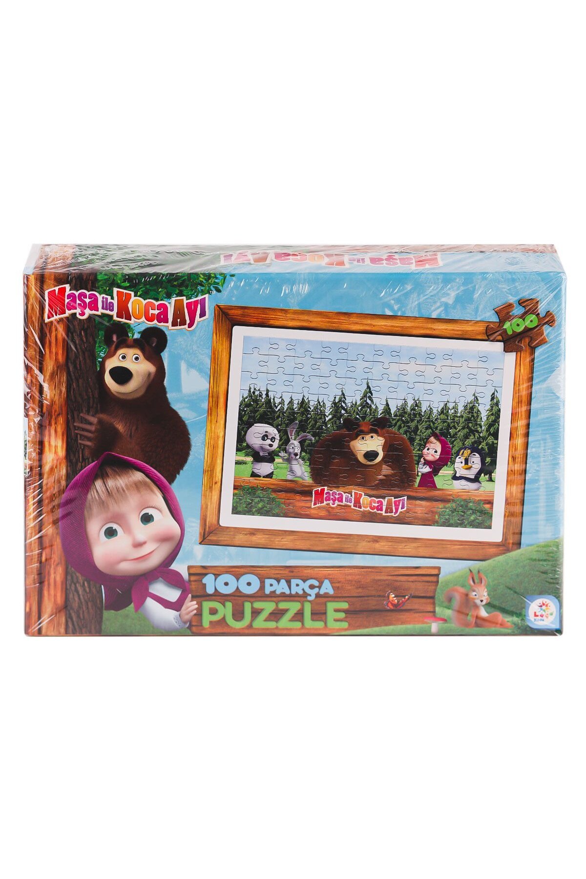 پازل MS7966 MASHA AND THE BEAR 100 PIECE PUZZLE FABBATOYS LAÇO KİDS