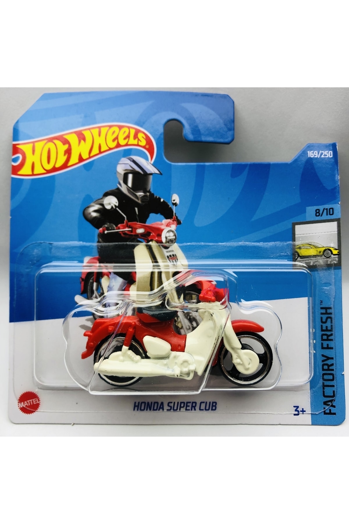 ماشین اسباب بازی NEW HONDA SUPER CUB MONI MOTORCYCLE 1:64 SCALE HOTWHEELS BRAND 8 10 هات ویلز اورجینال HOT WHEELS