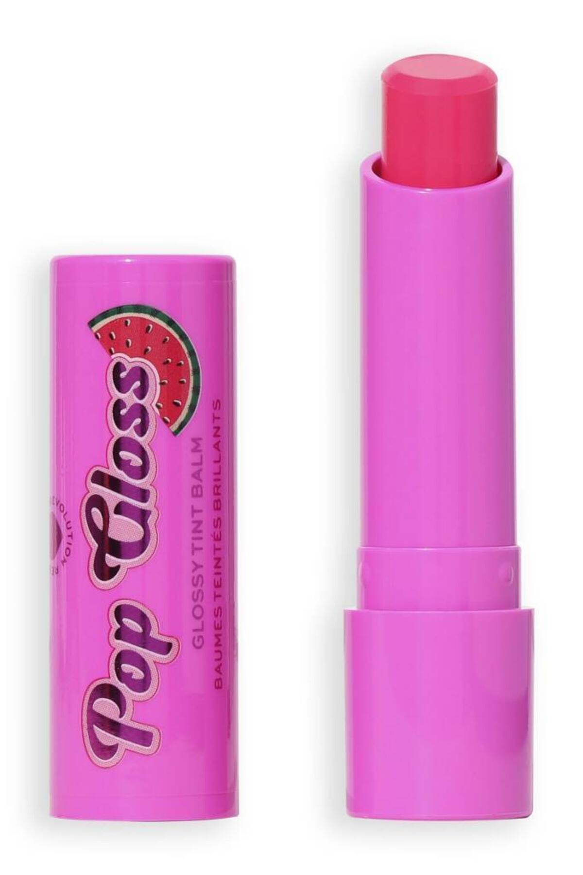 بالم براق‌کننده لب آی هارت ریوولوشن I Heart Revolution Pop Gloss Balm، صورتی هندوانه‌ای