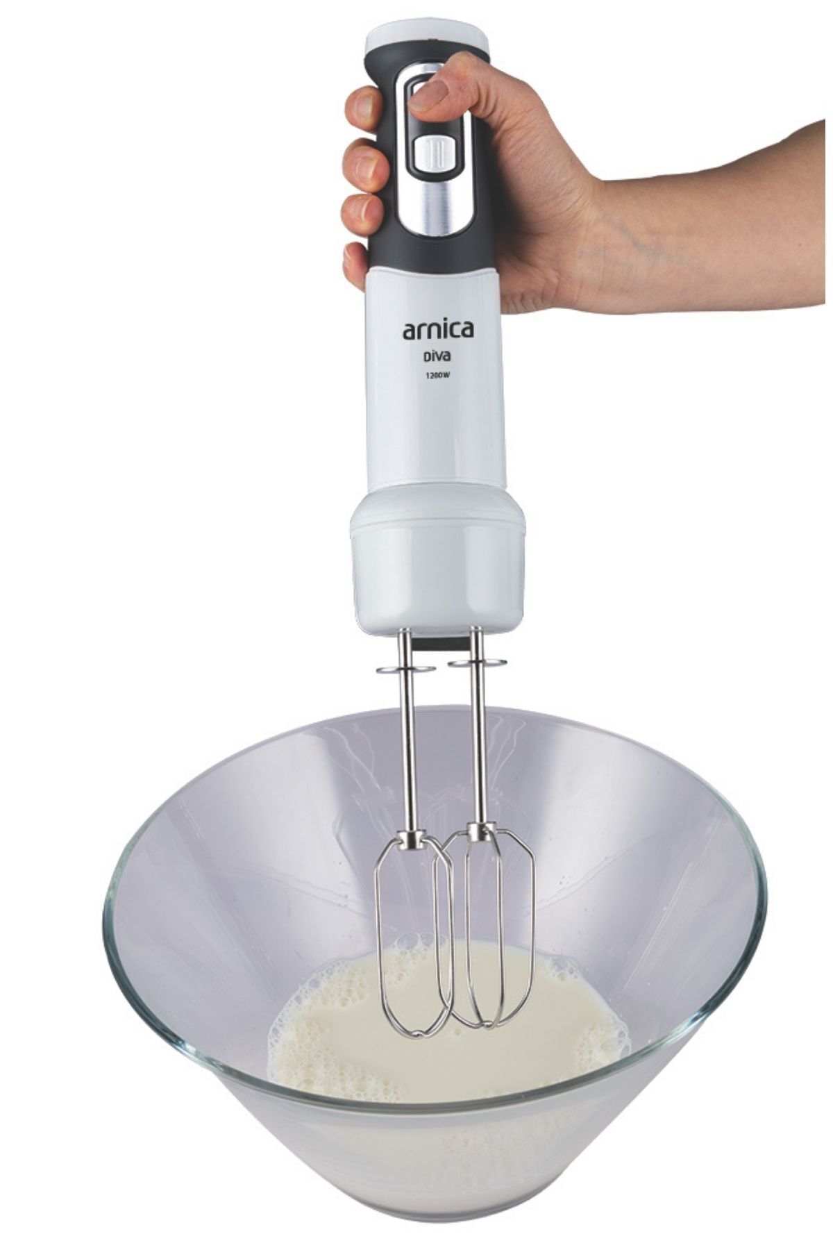 ست مخلوط کن بلندر دستی DIVA GH21590 1200 W سفید اورجینال Arnica