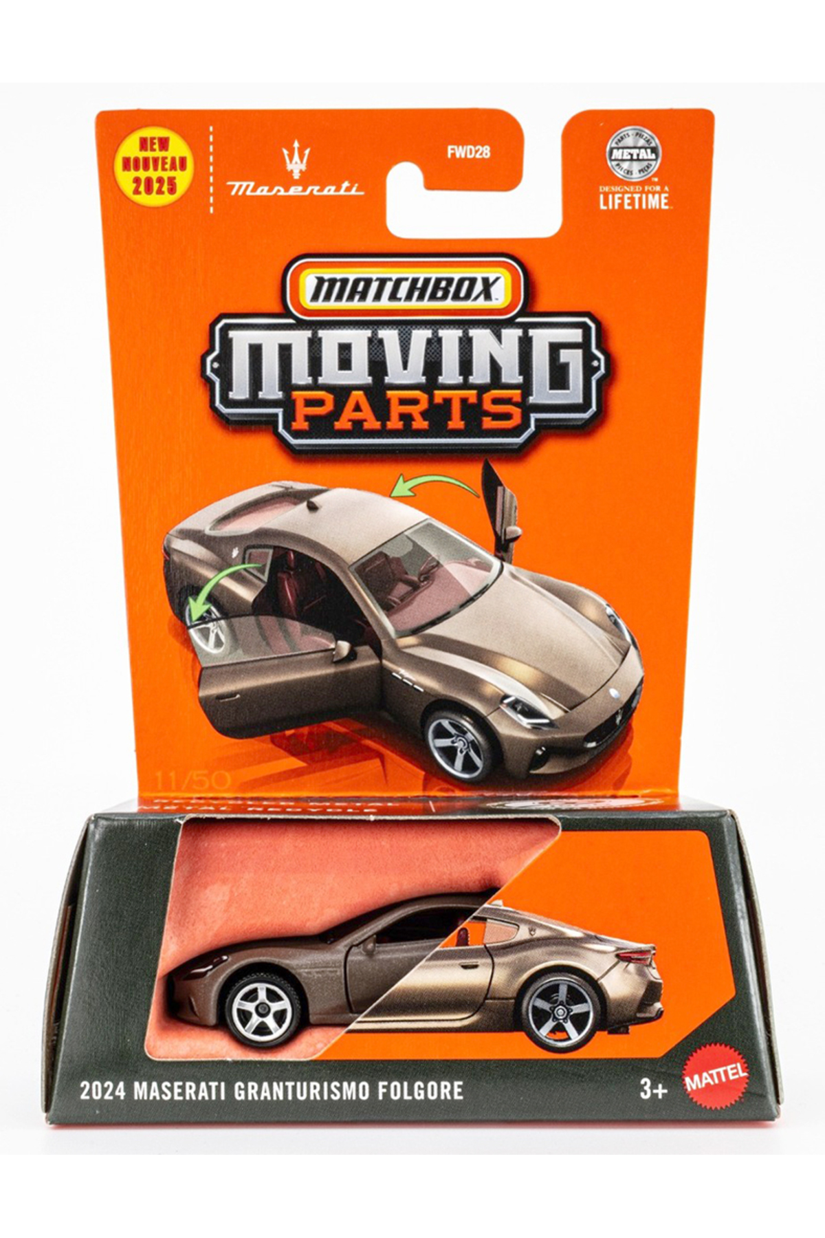 ماشین اسباب بازی جعبه کبریت MASERATI GRANTURISMO FOLGORE قطعات متحرک از ترکیه HOT WHEELS