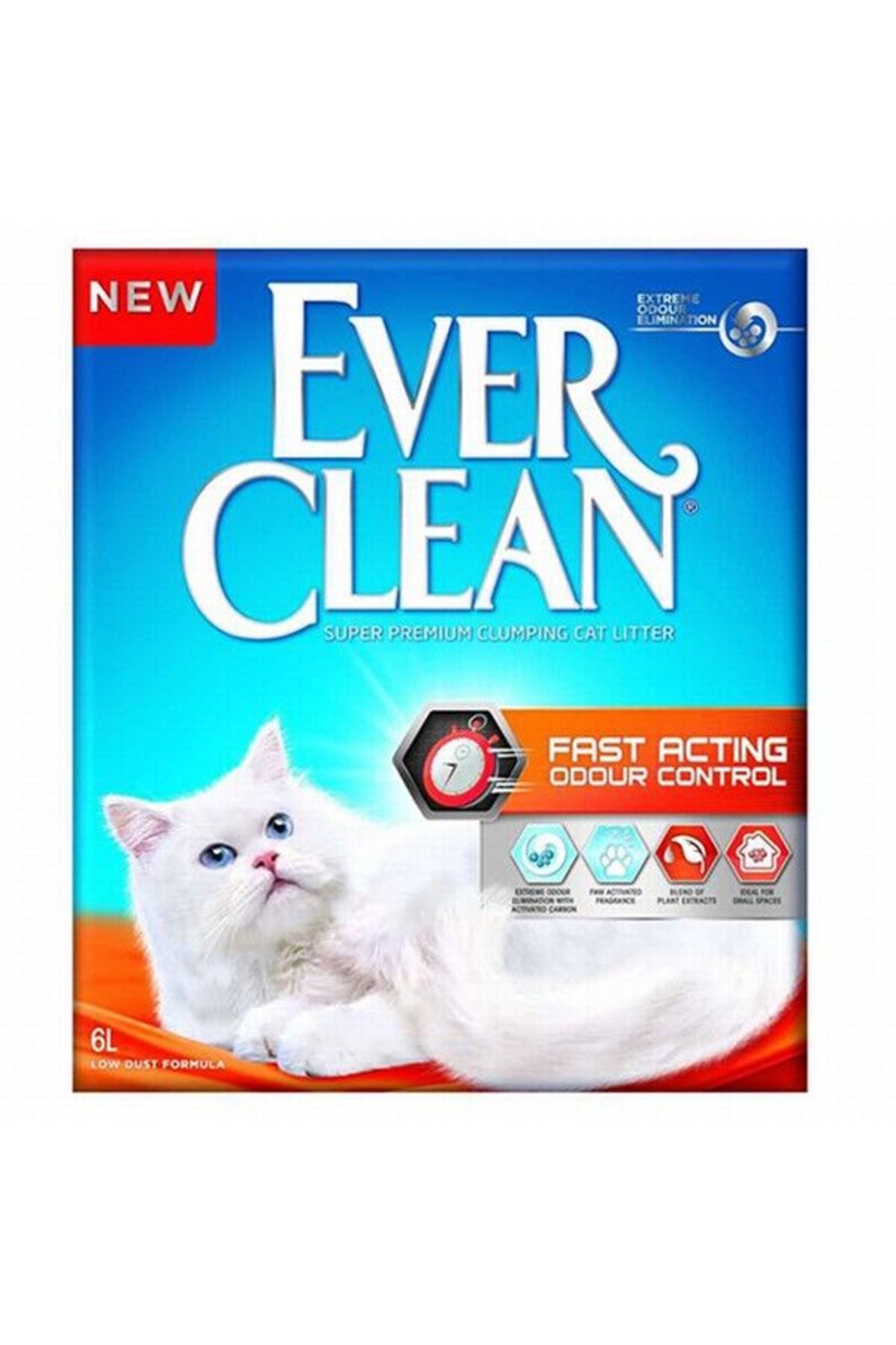 خاک گربه اور کلین Ever Clean Fast Acting، بسته ۲×۱۰ لیتر