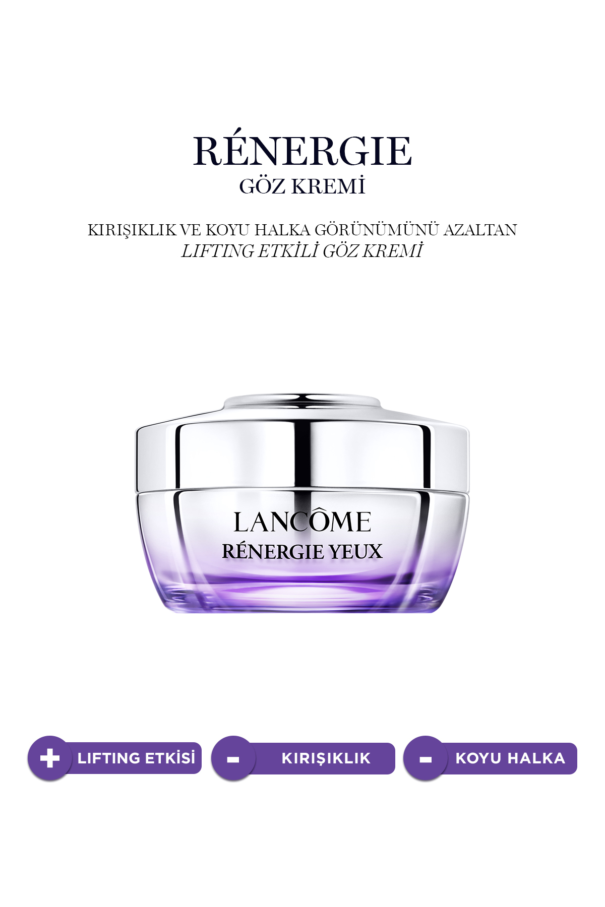 Lancome کرم چشم ضد چین و چروک Renergie Yeux 15 میلی لیتر