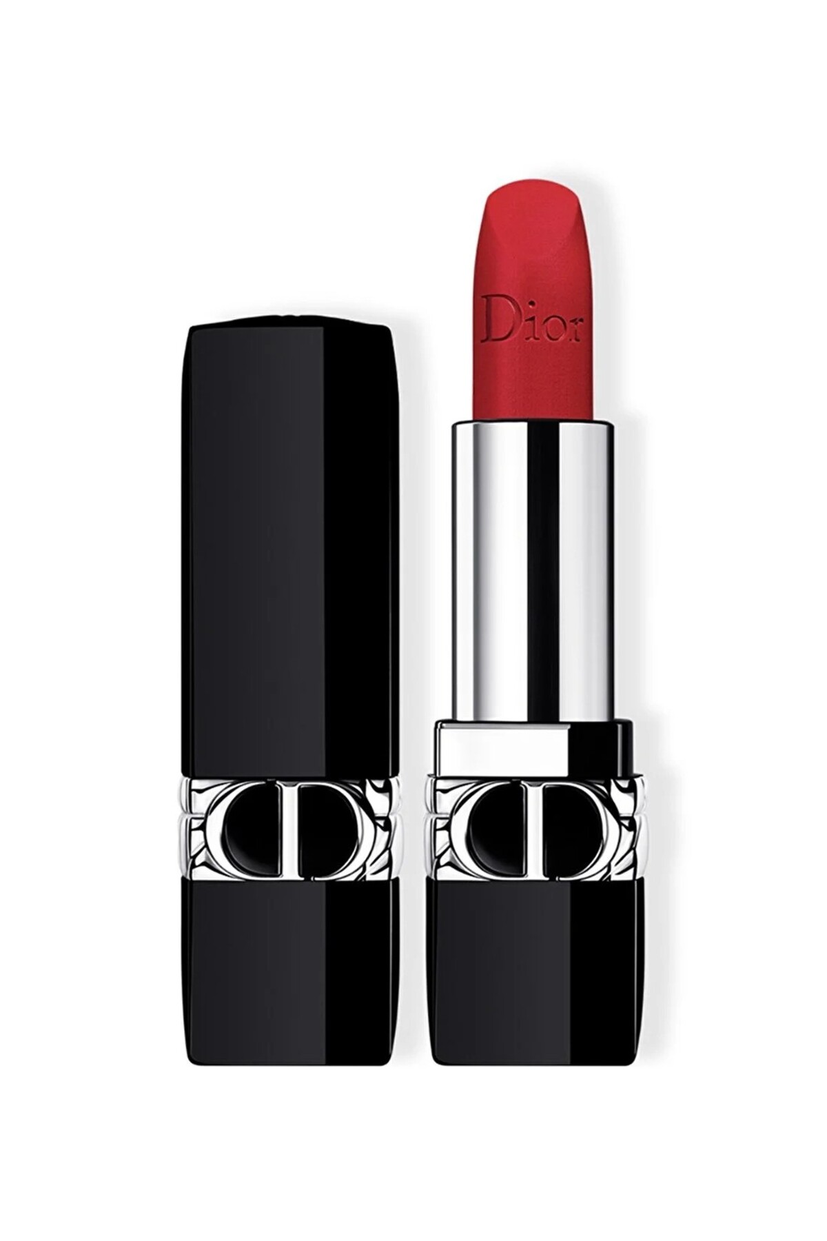 Dior آرایش لب با رژ لب دیور 773 بنهور ولوت