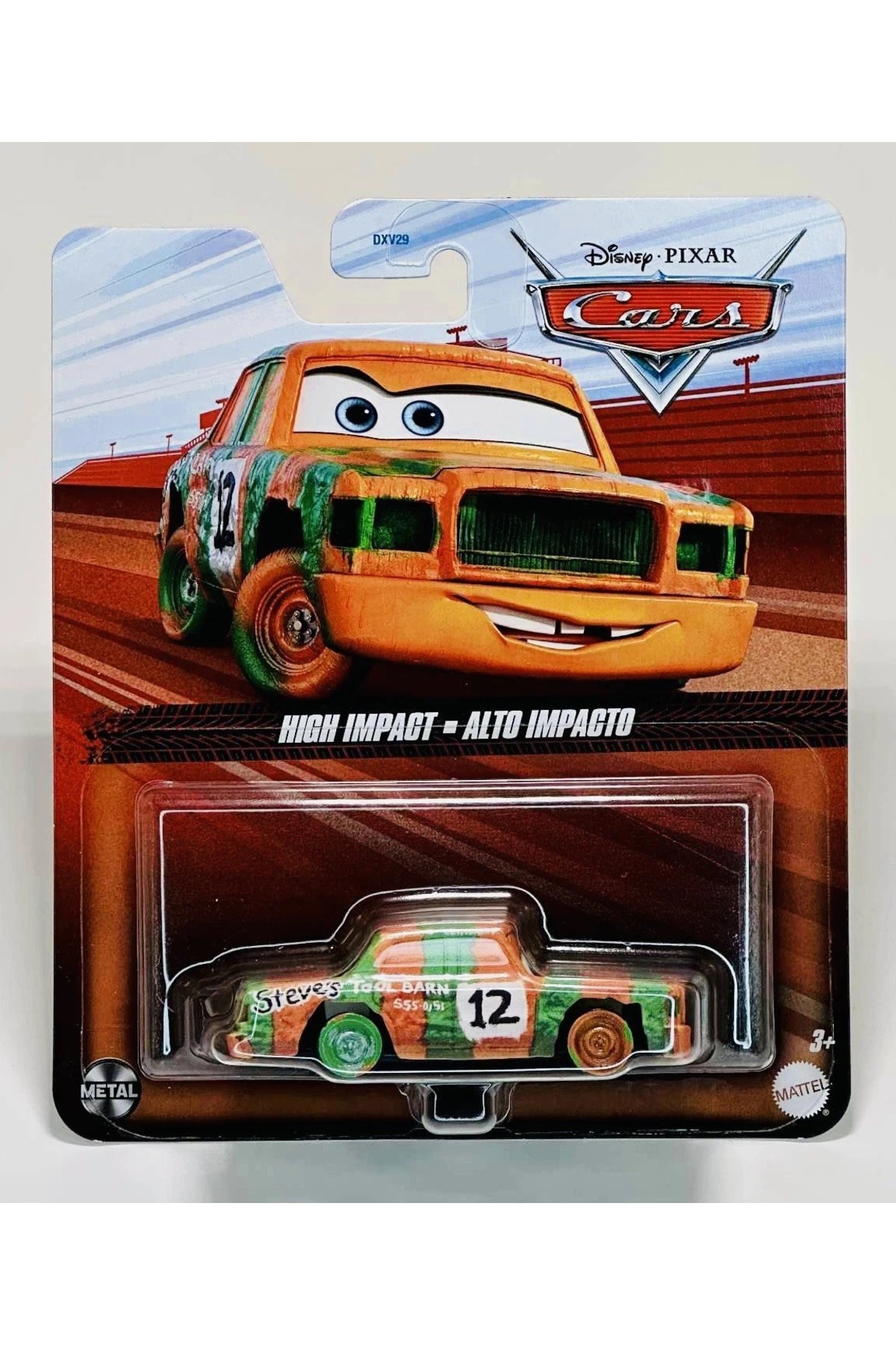 ماشین اسباب بازی DISNEY PIXAR CARS HIGH IMPACT NO: 12 DIECAST METAL از ترکیه HOT WHEELS