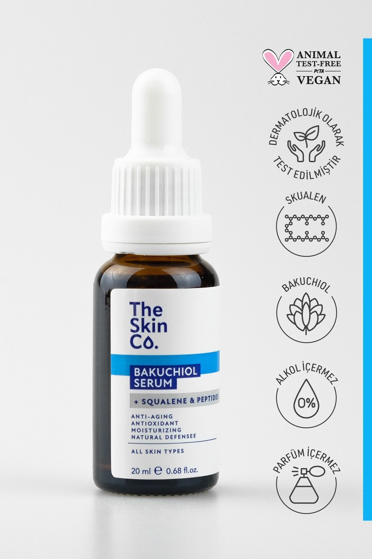 سرم پوست رتینول گیاهی ضد پیری باکوچیول THE SKIN CO. 20 میل Görkito