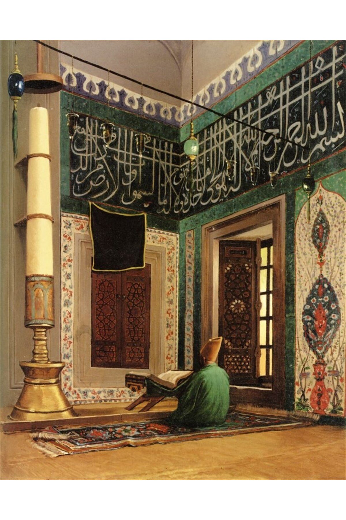 پازل نقاشی الماس تلاوت عثمان حمدی بیگ 48X61 سانتی متر MARCEL SANAT