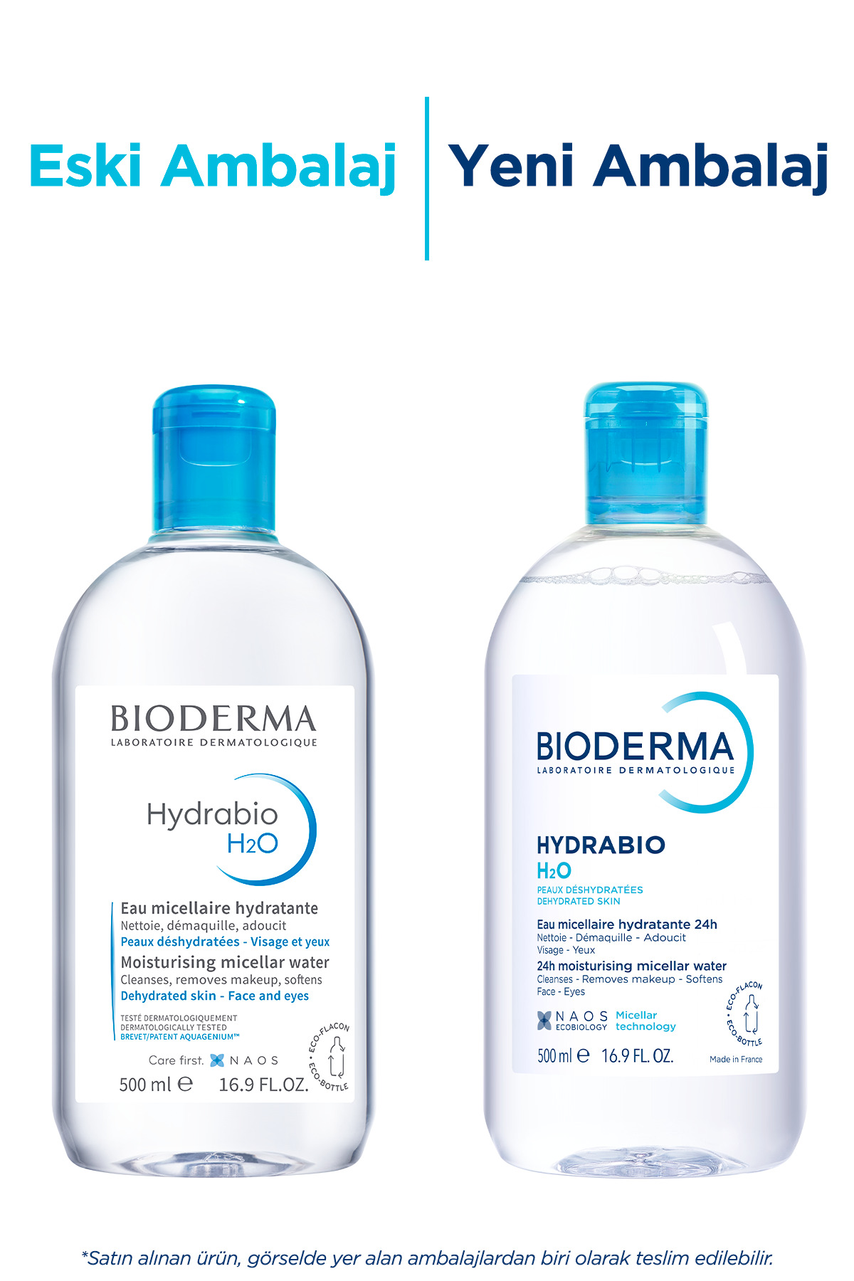 محلول پاک کننده آرایش آبرسان پوست با حجم 250 میل بایودرما Bioderma