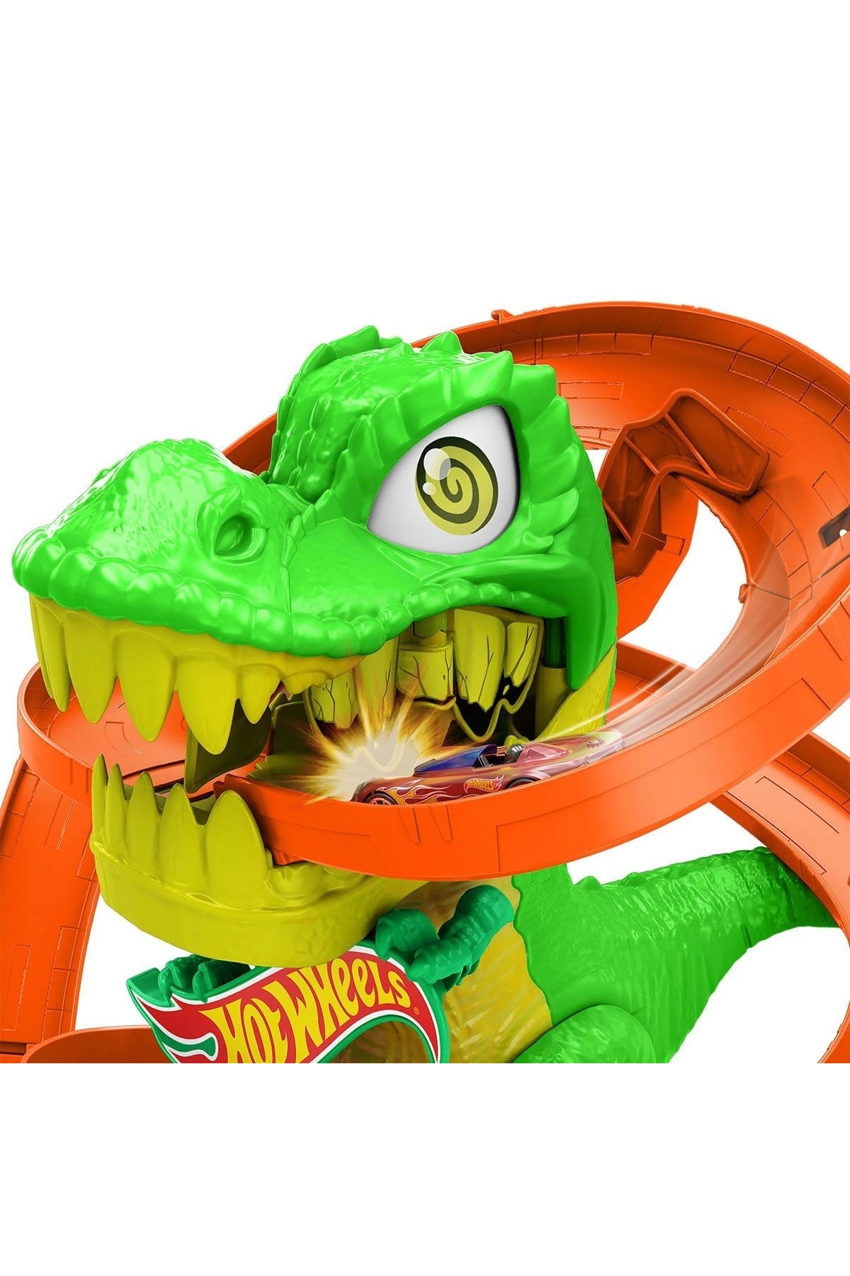 ماشین اسباب بازی JBM73 HOT WHEELS T REX و FIREFIGHTER STATION SET هات ویلز اورجینال HOT WHEELS