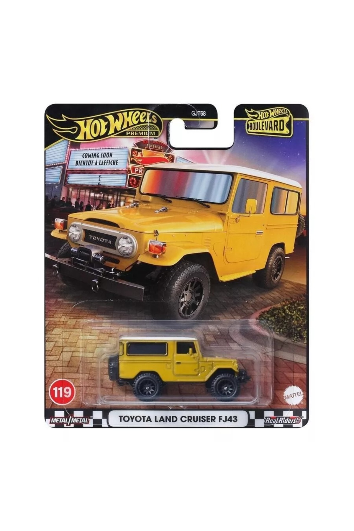 ماشین اسباب بازی مخلوط بلوار ممتاز 1 2025 GJT68 978A هات ویلز اورجینال HOT WHEELS