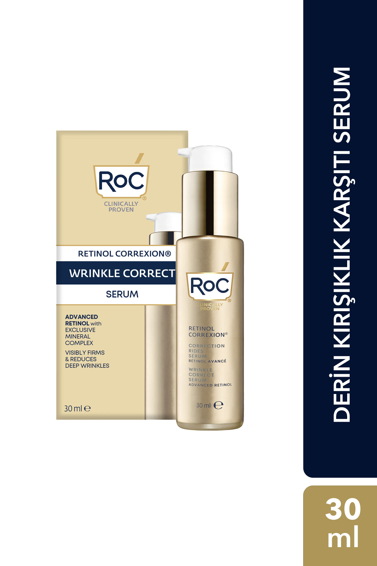 سرم پوست ضد چروک صورت RETINOL CORREXION 30ML Roc