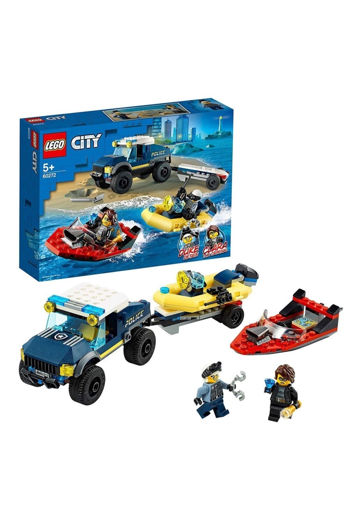 اسباب بازی های دیگر وسیله نقلیه حمل و نقل با بوت پلیس شهر نخبگان 60272 اورجینال LEGO