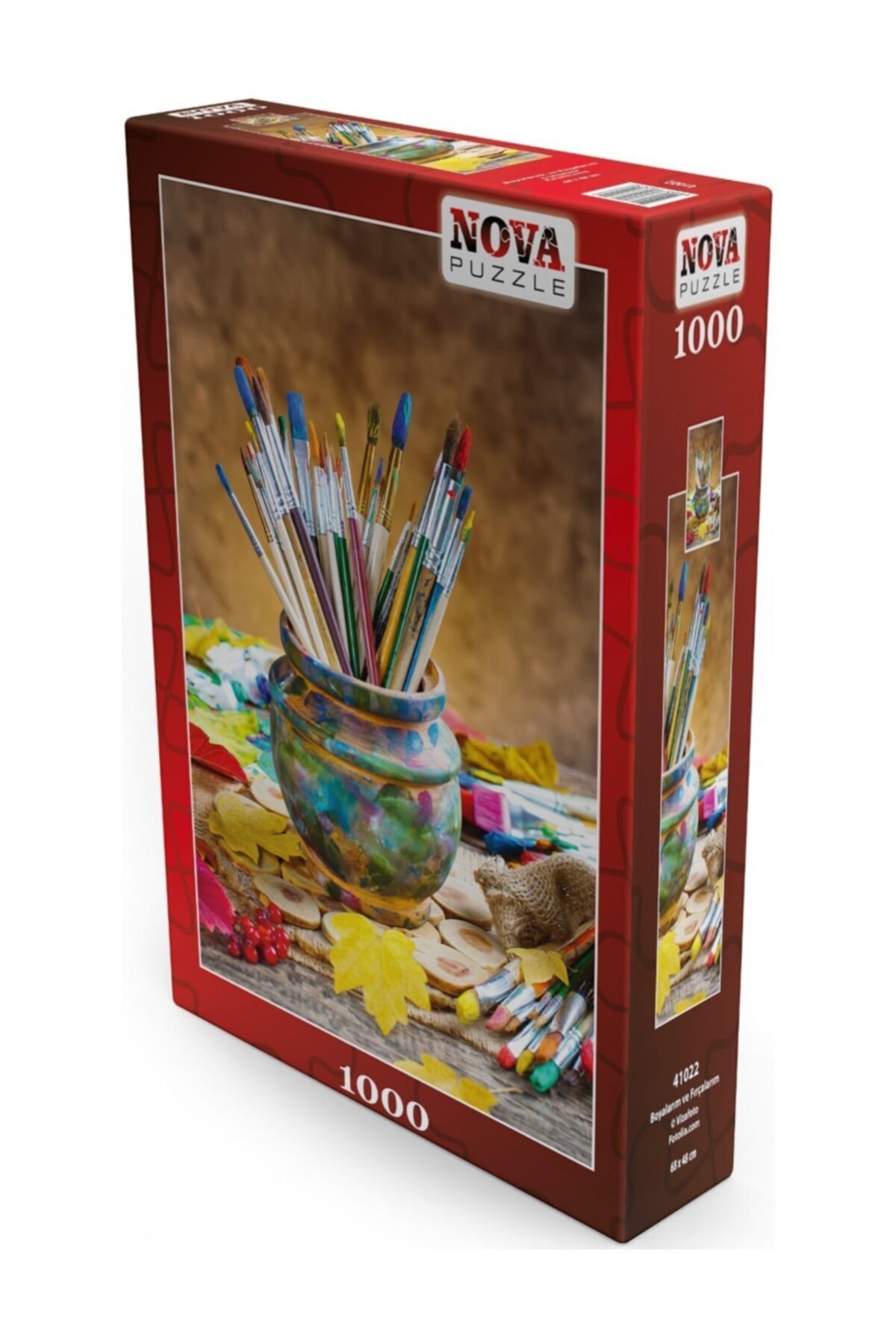 پازل NOVA 1000 PIECE MY PAINTS AND BRUSHES 41022 از ترکیه Nova Puzzle