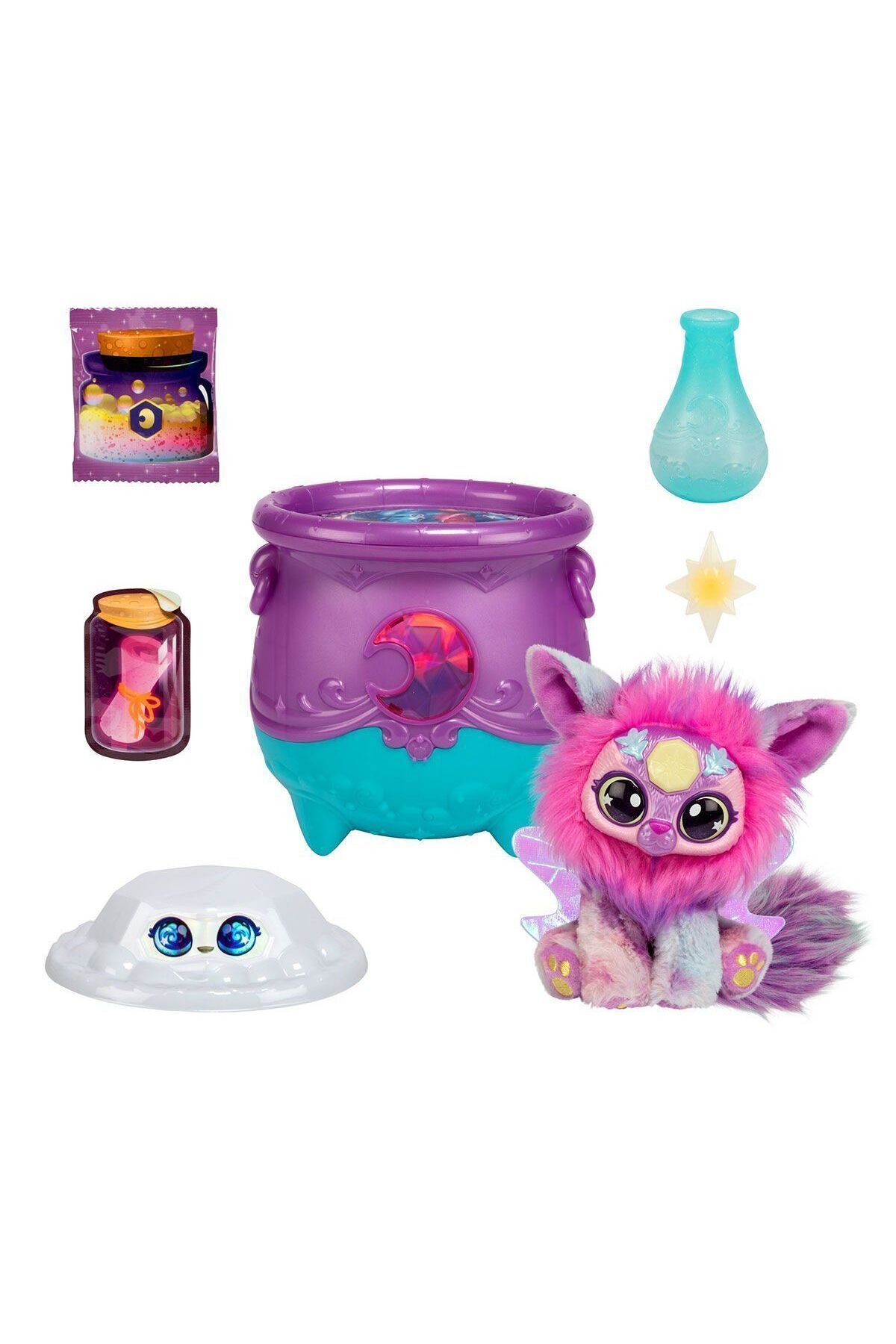 عروسک های اسباب بازی و لوازم جانبی MGX 19000 MAGIC MIXIES GEM CAULDRON GIOCHI PREZIOSI