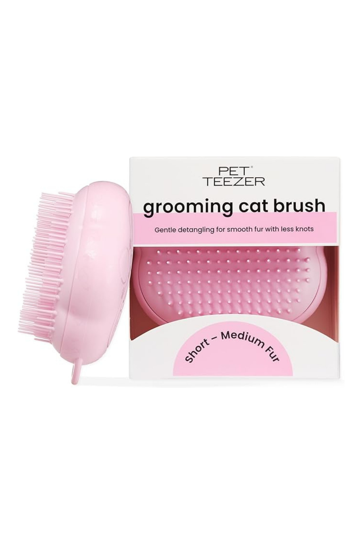 برس جمع‌کننده موی گربه تنگل تیزر Tangle Teezer Pet Teezer، صورتی میلنیال