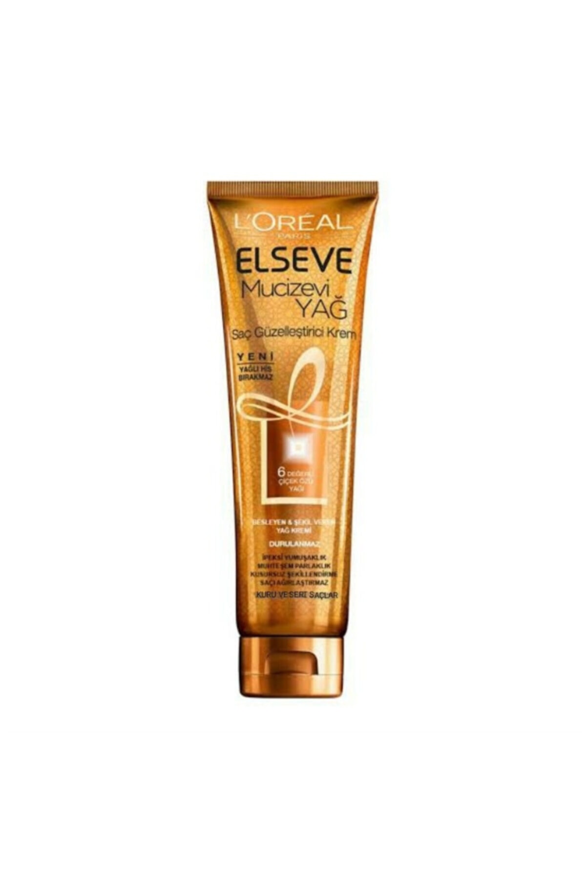 L'Oreal Paris کرم زیبایی موی روغن معجزه‌آسای السو مخصوص موهای خشک و سخت 150 میلی‌لیتر