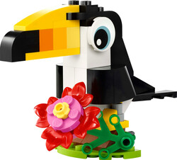 مجموعه ساختنی پرنده توکان گرمسیری کریتور ۳ در ۱ لگو LEGO مدل 30688، ۵۹ قطعه، حداقل ۶ سال