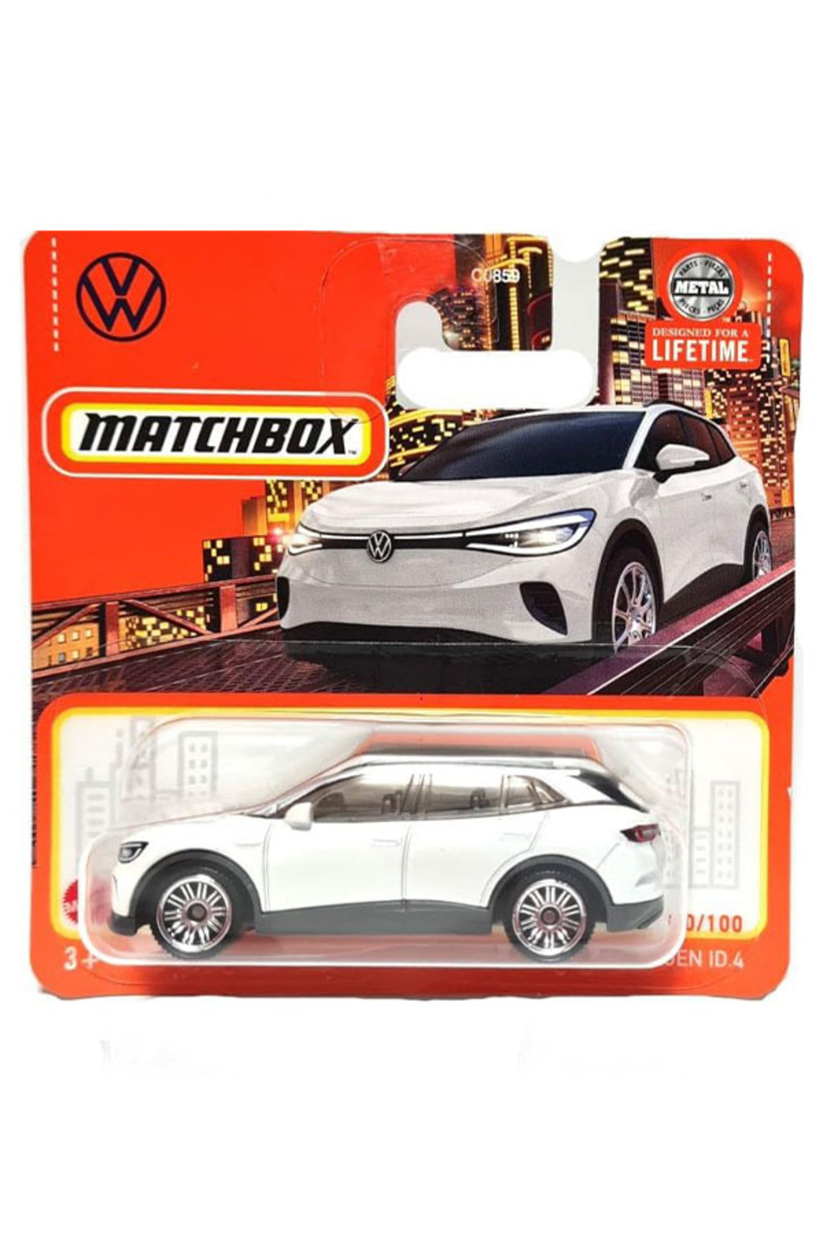 ماشین اسباب بازی MATCHBOX VOLKSWAGEN ID.4 WHITE 1 64 هات ویلز اورجینال HOT WHEELS