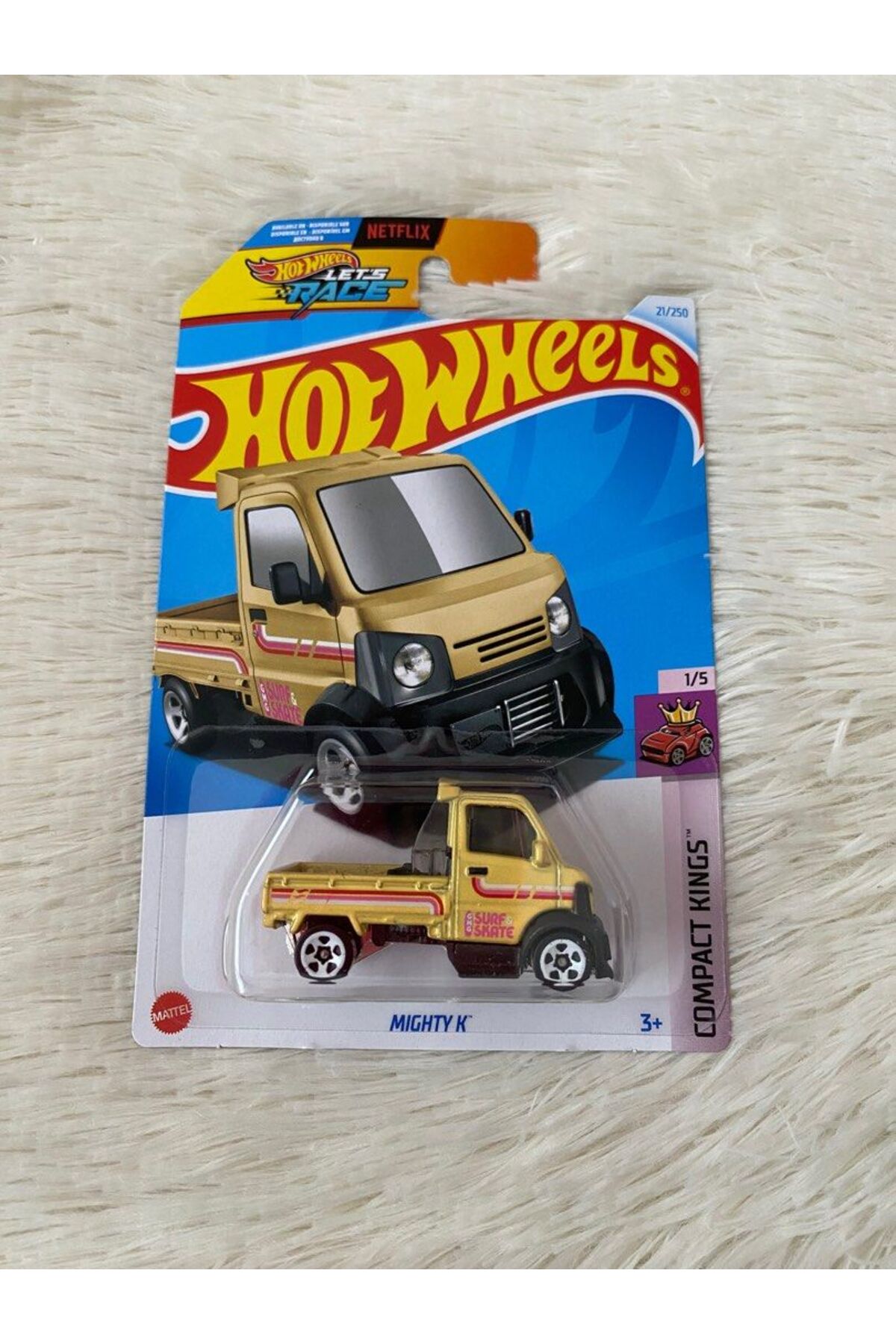 ماشین اسباب بازی چرخ های داغ MIGHTY K 2024 HTC 96 هات ویلز اورجینال HOT WHEELS