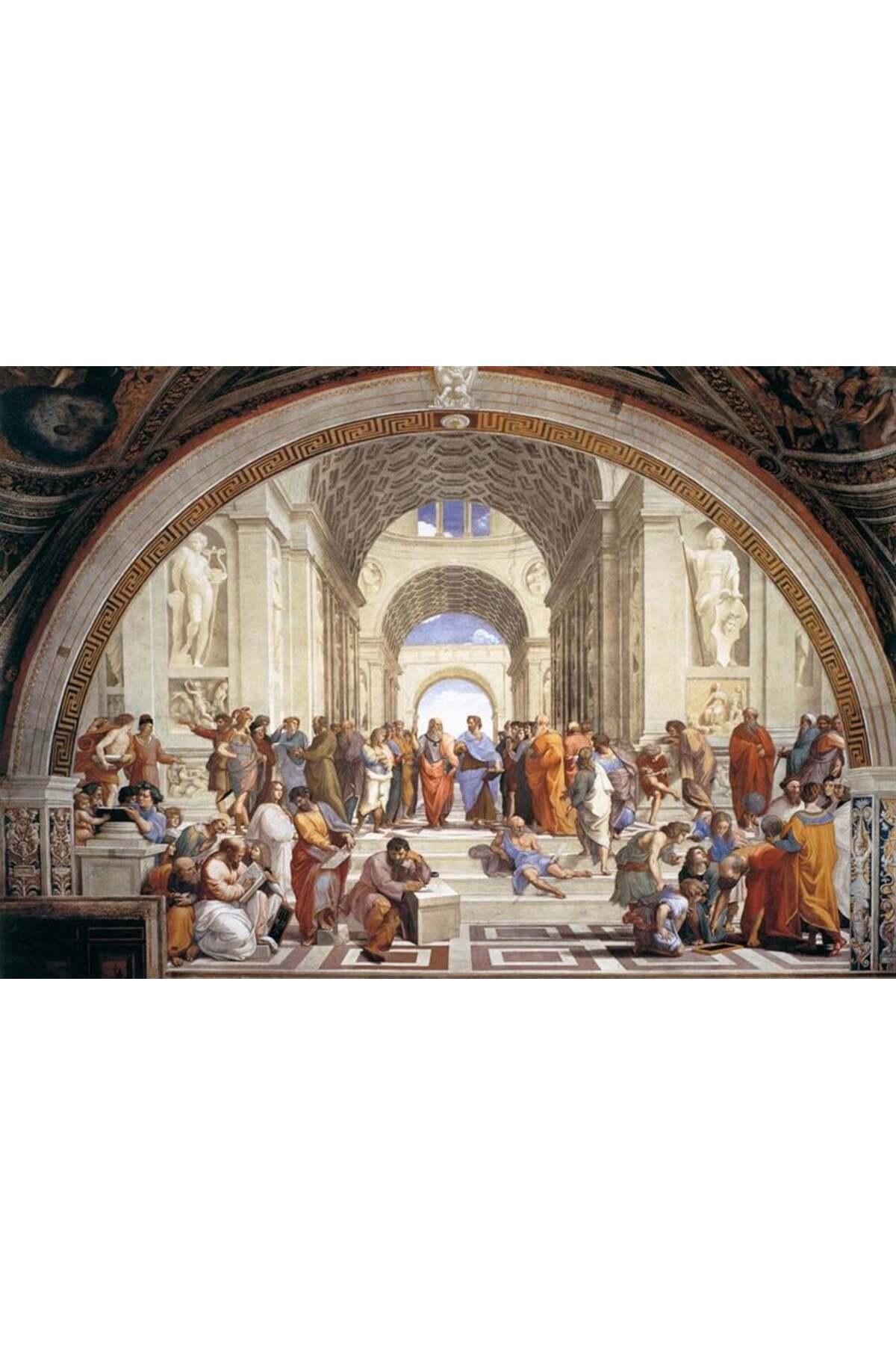 پازل THE SCHOOL OF ATHENS RAPHAEL 1483 1520 نقاشی موزاییک الماس 86X58CM MARCEL SANAT