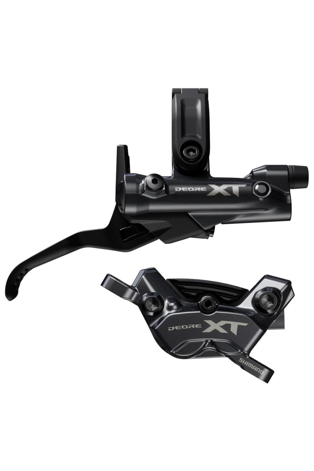 مجموعه ترمز دیسکی عقب شیمانو Shimano Deore XT، سمت راست، BL-M8200 / BR-M8220 مشکی