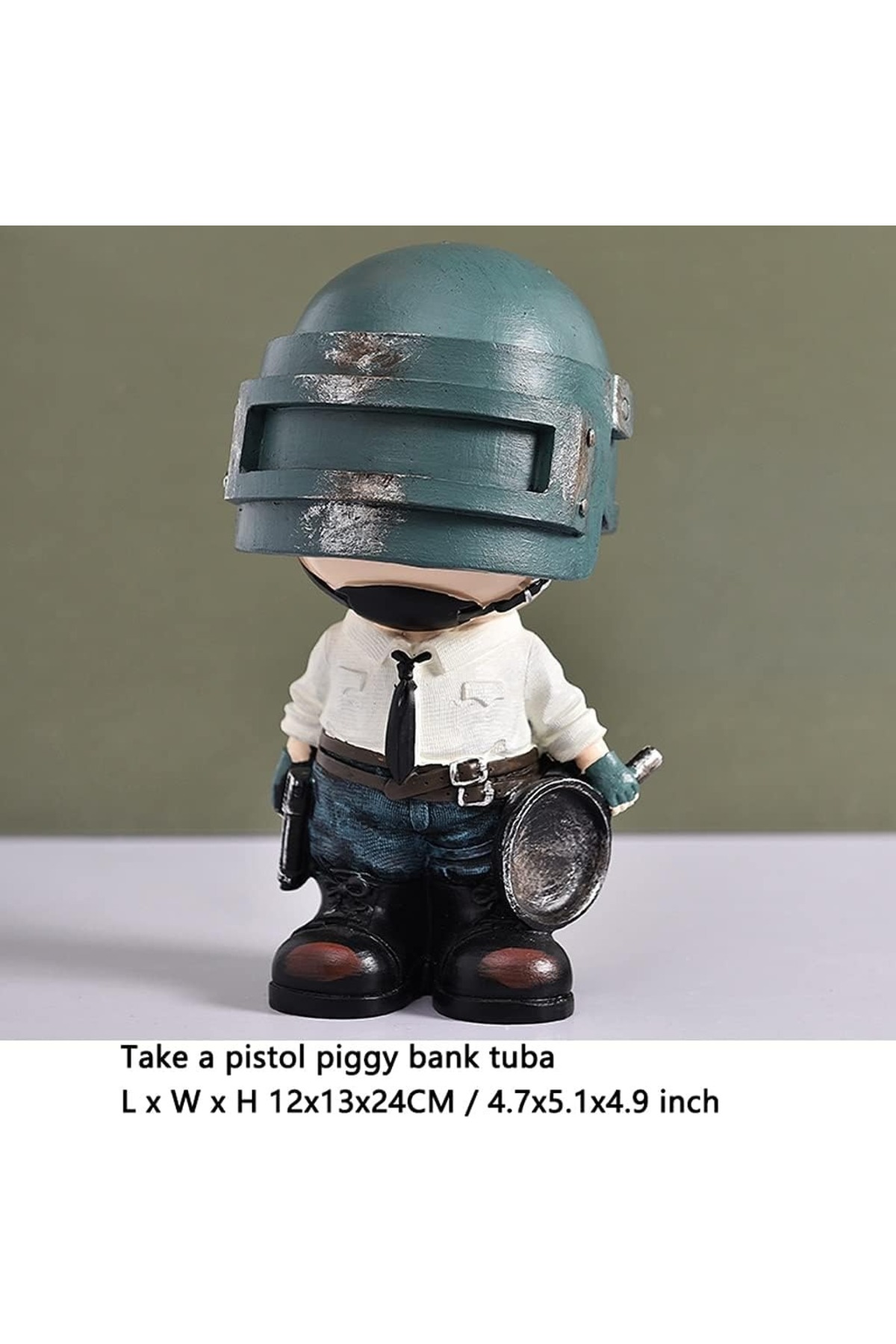 جلیقه کلید شکل شخصیت بازی CUTE PUBG جاکلیدی با بند چرمی FG KONNİCHİWA