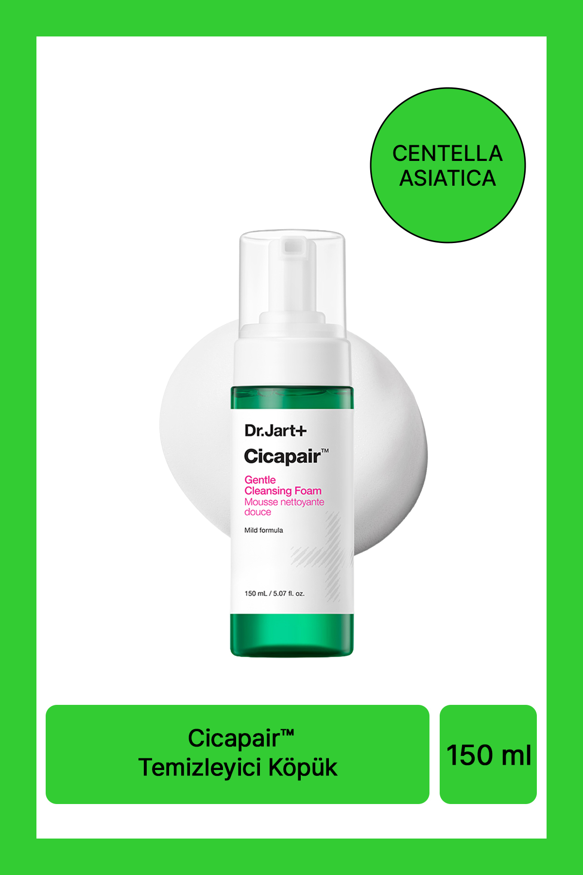 پاک کننده صورت فوم فرمول ملایم سیکاپایر Dr.Jart+