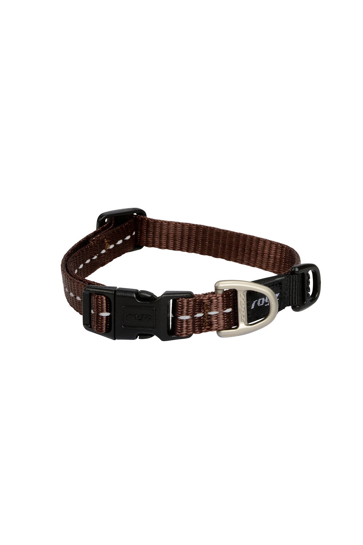 قلاده گردنی سگ راگز Rogz Utility Collar، مدل 730-HB14-J، قهوه‌ای