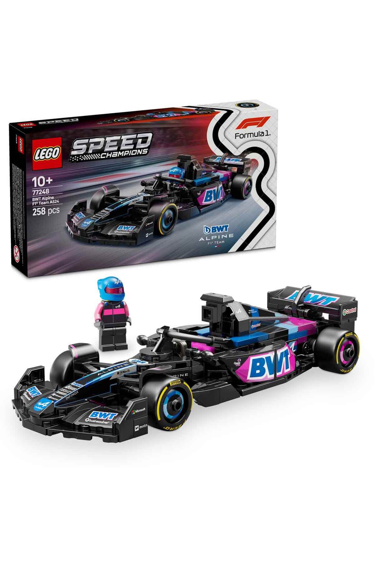 لگو و اسباب بازی های ساخت محور SPEED ​​CHAMPIONS BWT ALPINE F1 TEAM A524 RACE CAR 77248 برای کودکان 10 سال بالاتر اورجینال LEGO