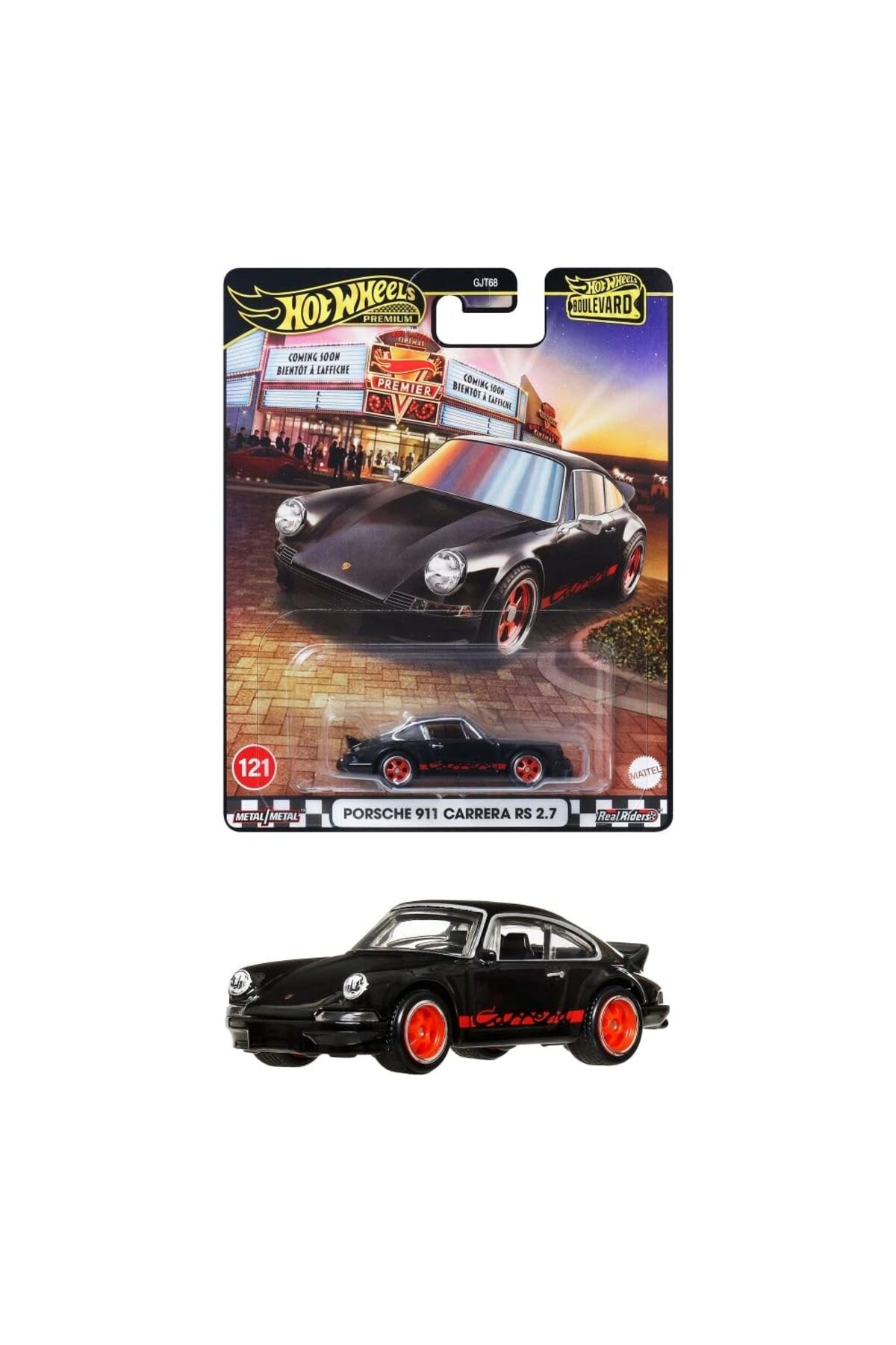مدل خودرو بلوار پریمیوم پورشه 911 کاررا RS 2.7 اورجینال HOT WHEELS