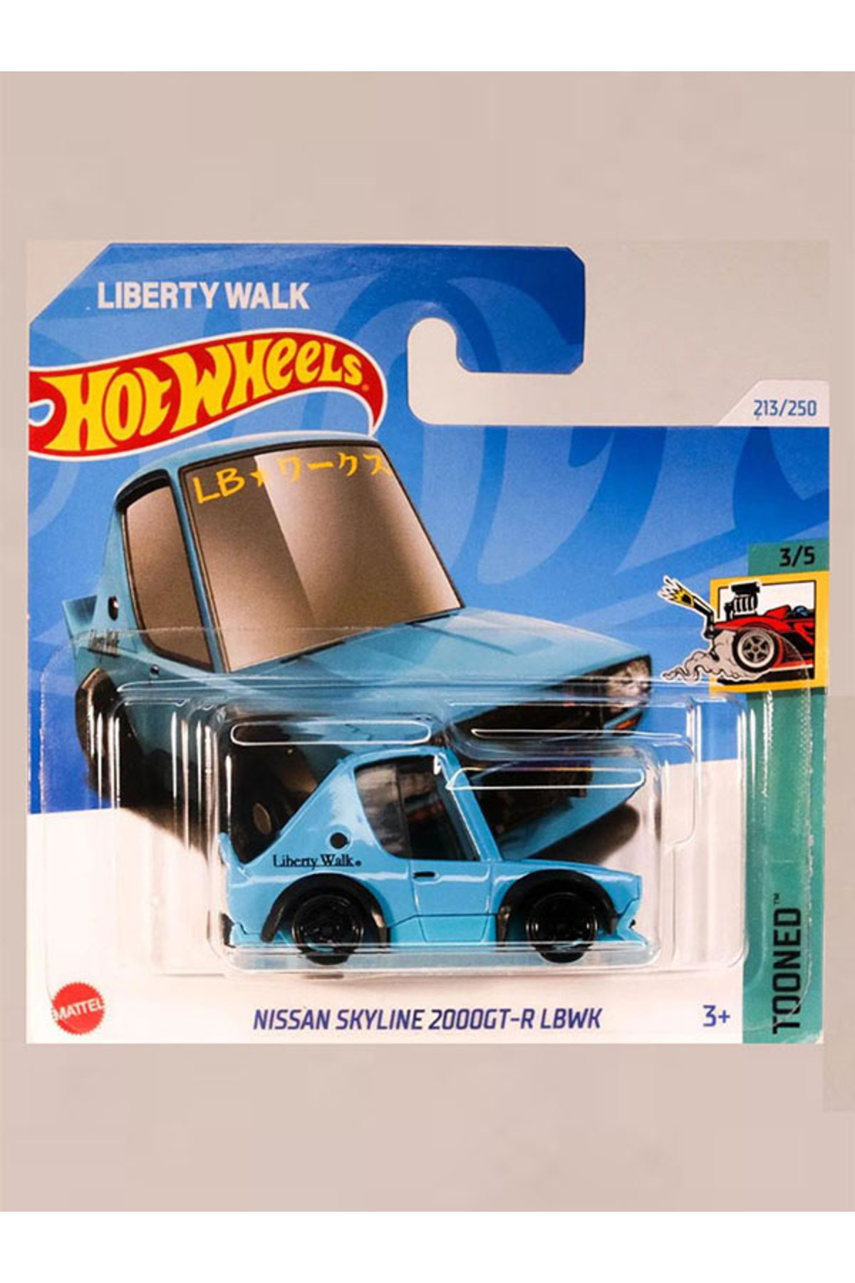 ماشین اسباب بازی NISSAN SKYLINE 2000 GT R LBWK TOONED 1 64 هات ویلز اورجینال HOT WHEELS