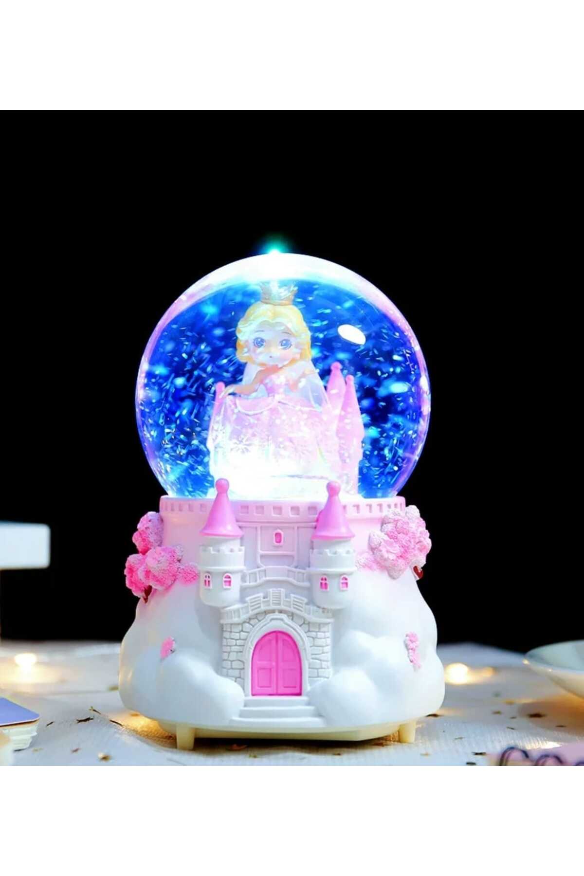 گوی برفی MR PRINCESS LIGHTED MUSICAL SNOW GLOBE یک هدیه عالی از ترکیه mr shopping