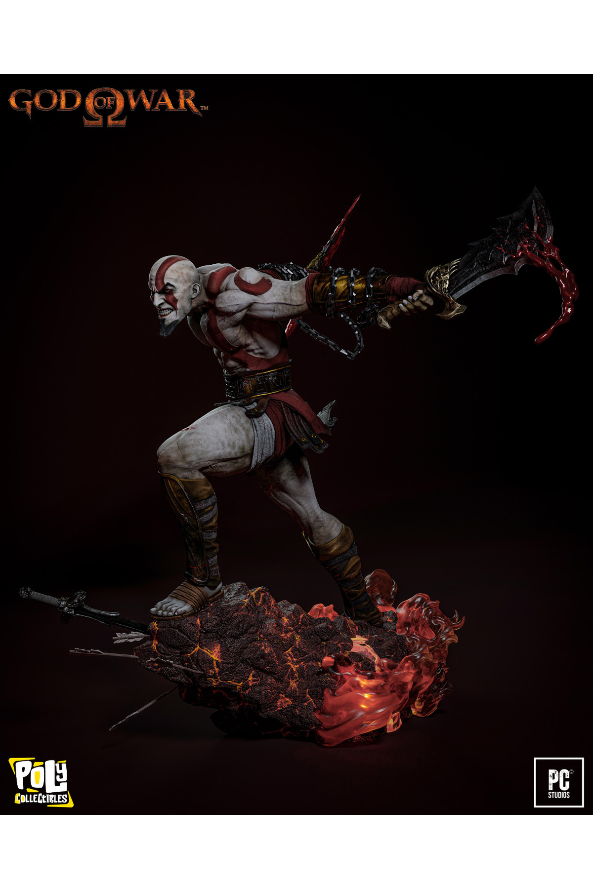 فیگور GOD OF WAR کلکسیونی | 30 سانتی متر از ترکیه KRATOS