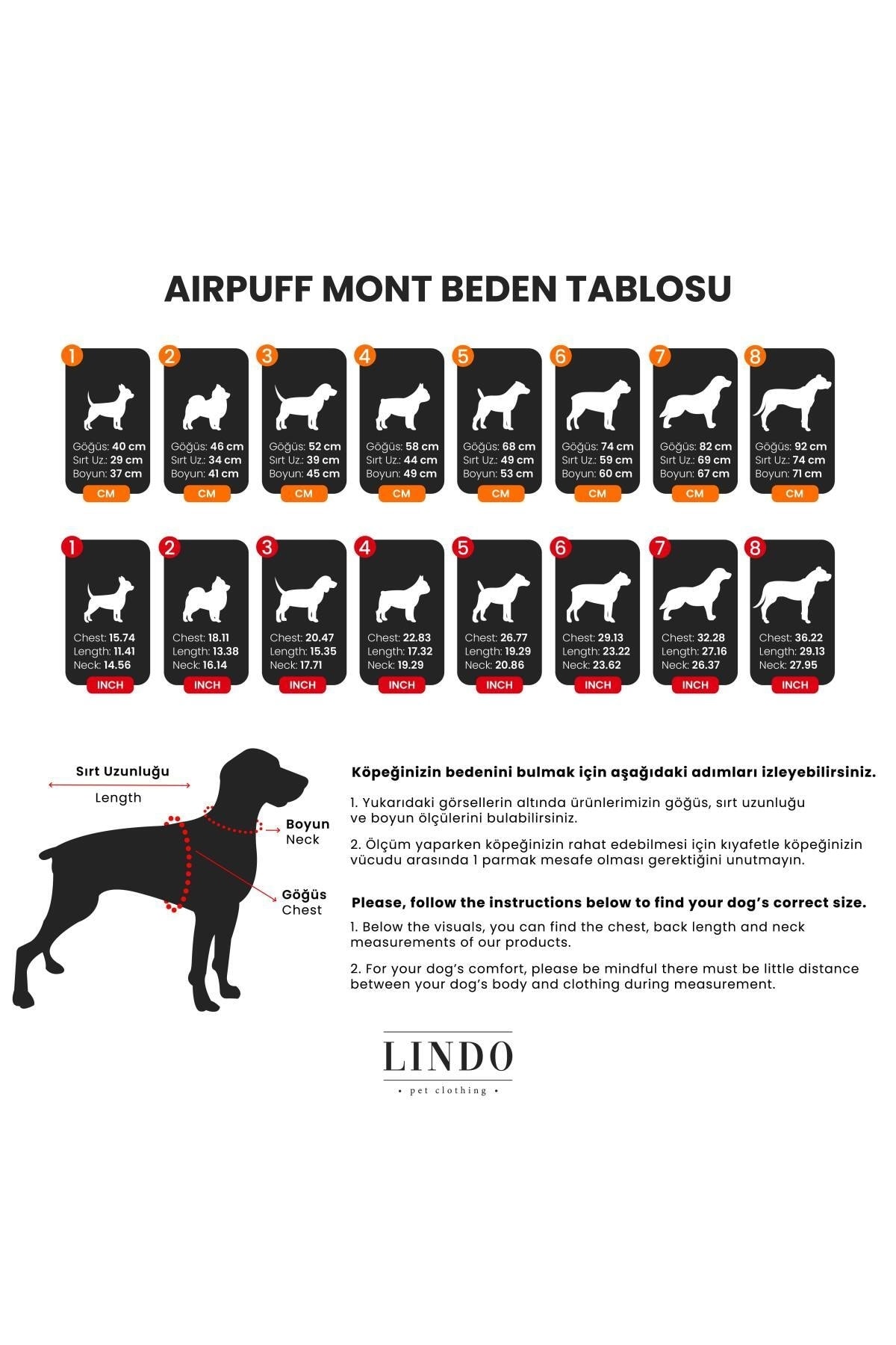 لباس سگ لیندوداگز Lindodogs Air Puff Powder برای نژادهای کوچک، متوسط و بزرگ، صورتی
