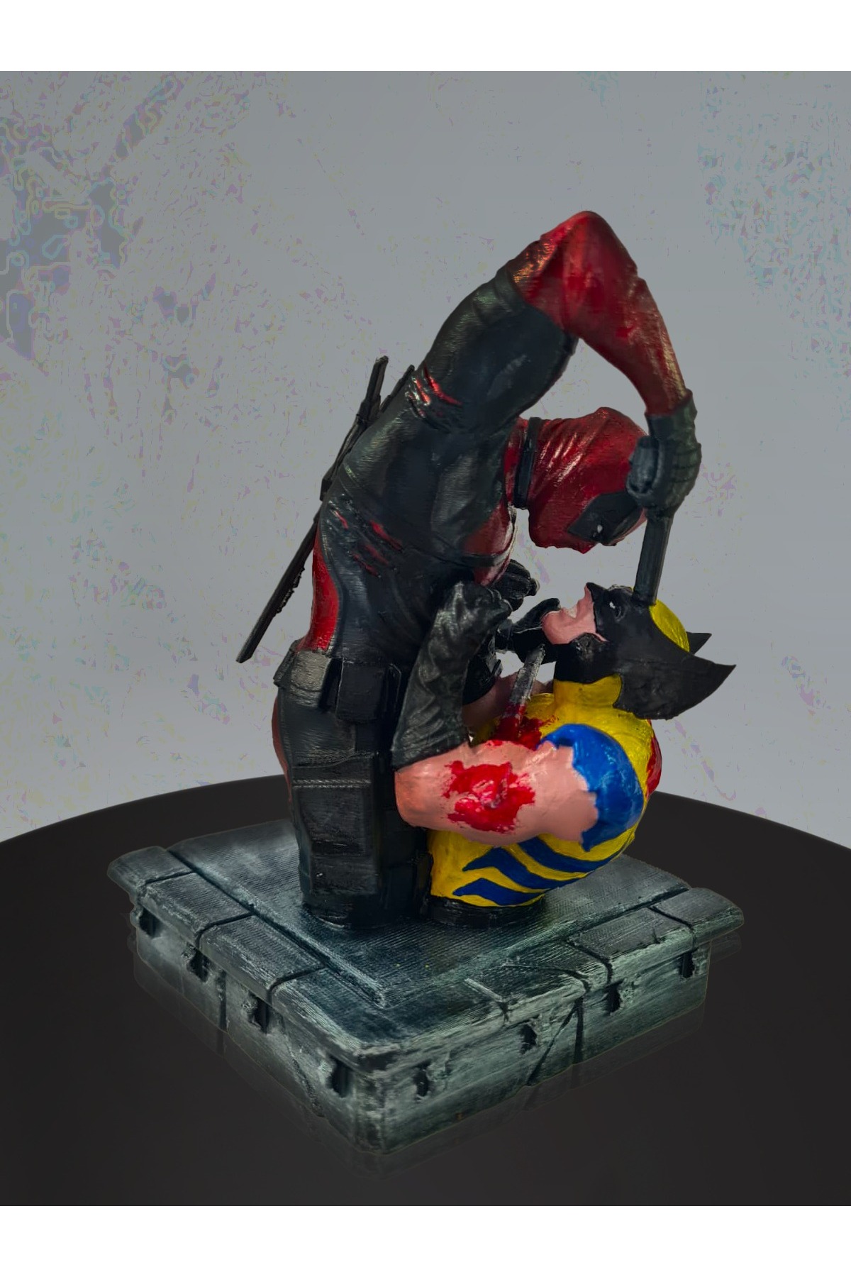 فیگور ESELYA3D DEADPOOL & WOLVERINE BUST FIGURE COMICS MARVEL 15CM FANART از ترکیه eselya