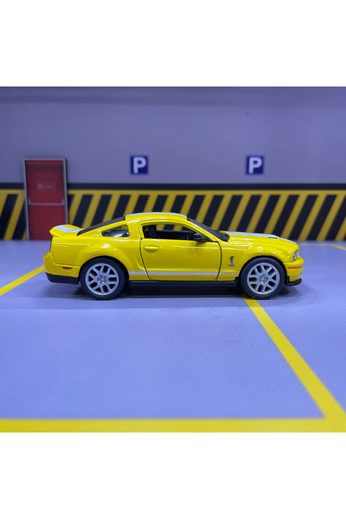 مدل خودرو 2007 SHELBY GT500 1 36 SCALE KINSMART DIECAST METAL MODEL CAR TOY PULL DROP اورجینال Kinsmart