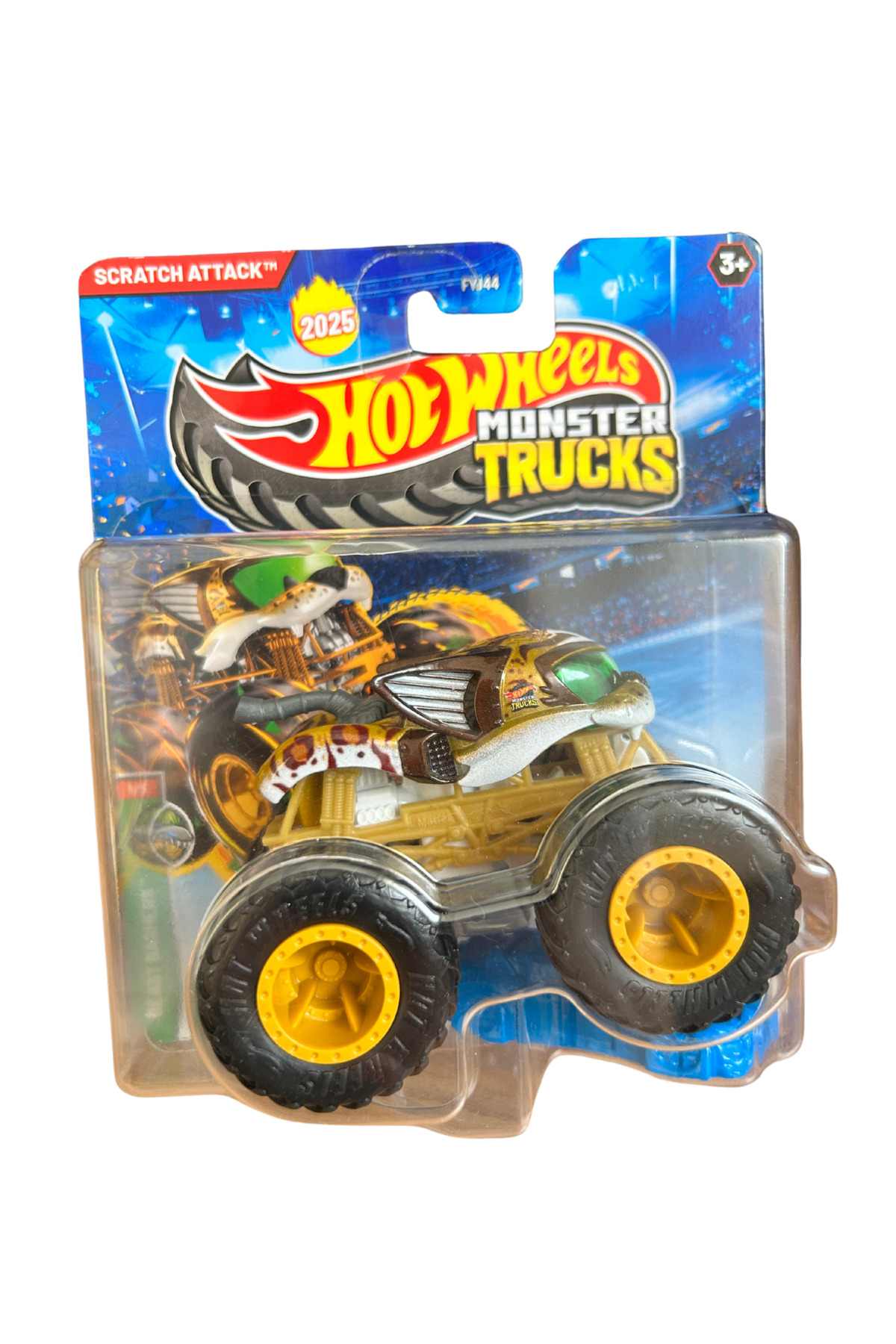ماشین اسباب بازی کامیون های هیولا 1:64 حمله خراش هات ویلز اورجینال HOT WHEELS