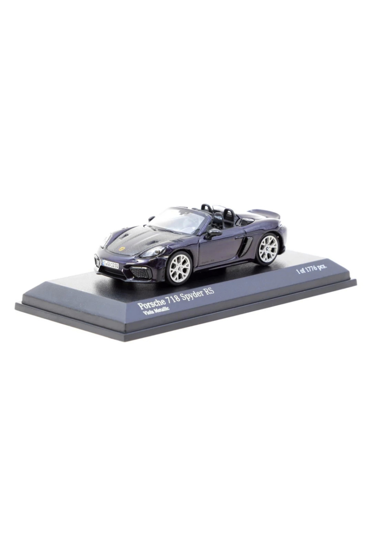مدل خودرو WORNESSIWORLD X NESSIWORLDCHAMPS 1 64 PORSCHE 718 SPYDER RS ​​VIOLA METALLIC اورجینال Flamex