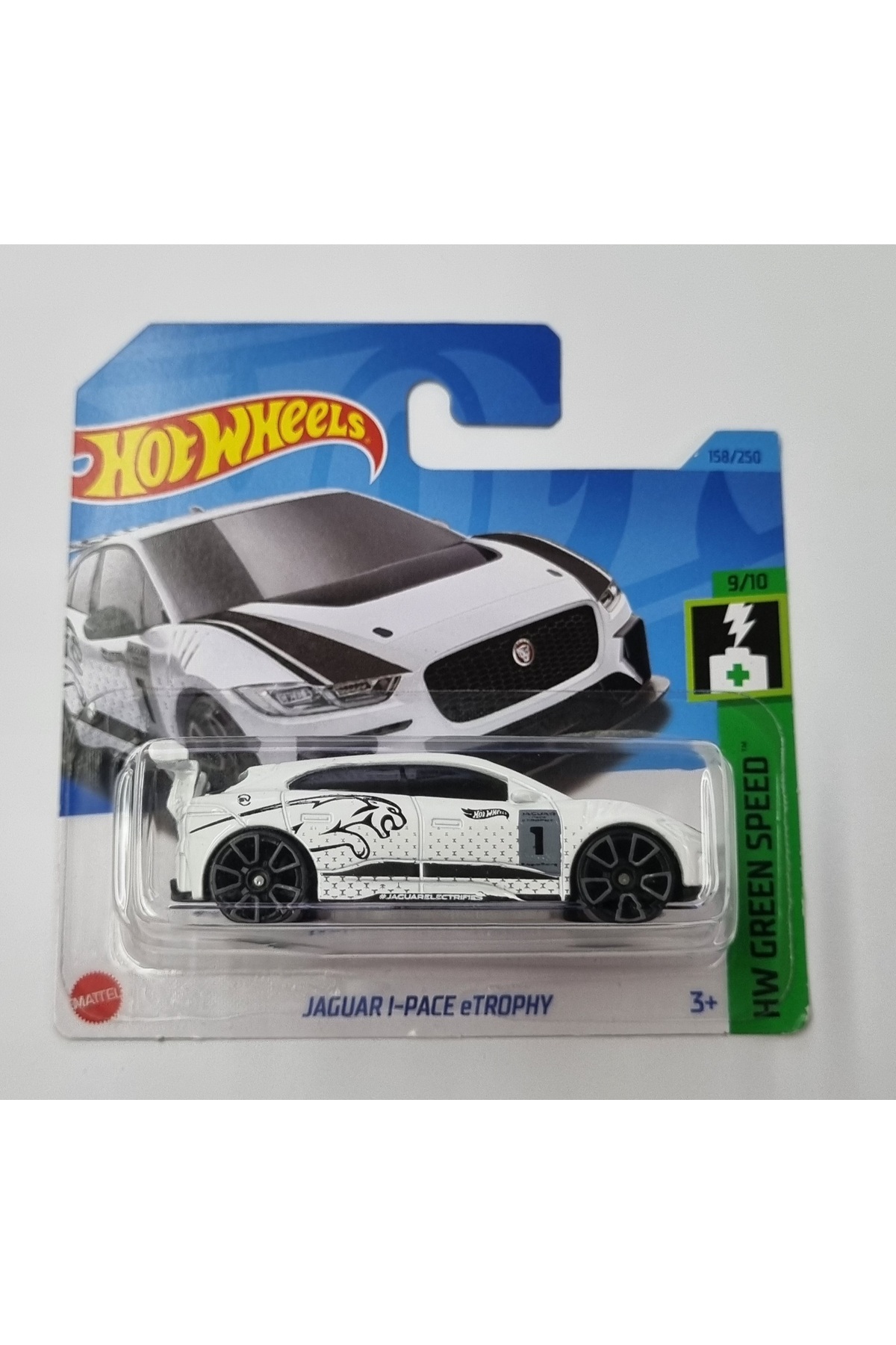 ماشین اسباب بازی JAGUAR I PACE ETROPHY سفید HOT WHEELS
